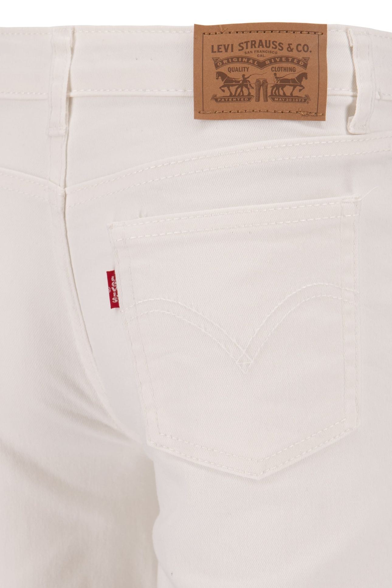 GIRLS WIDE LEG JEANS WHITE 3