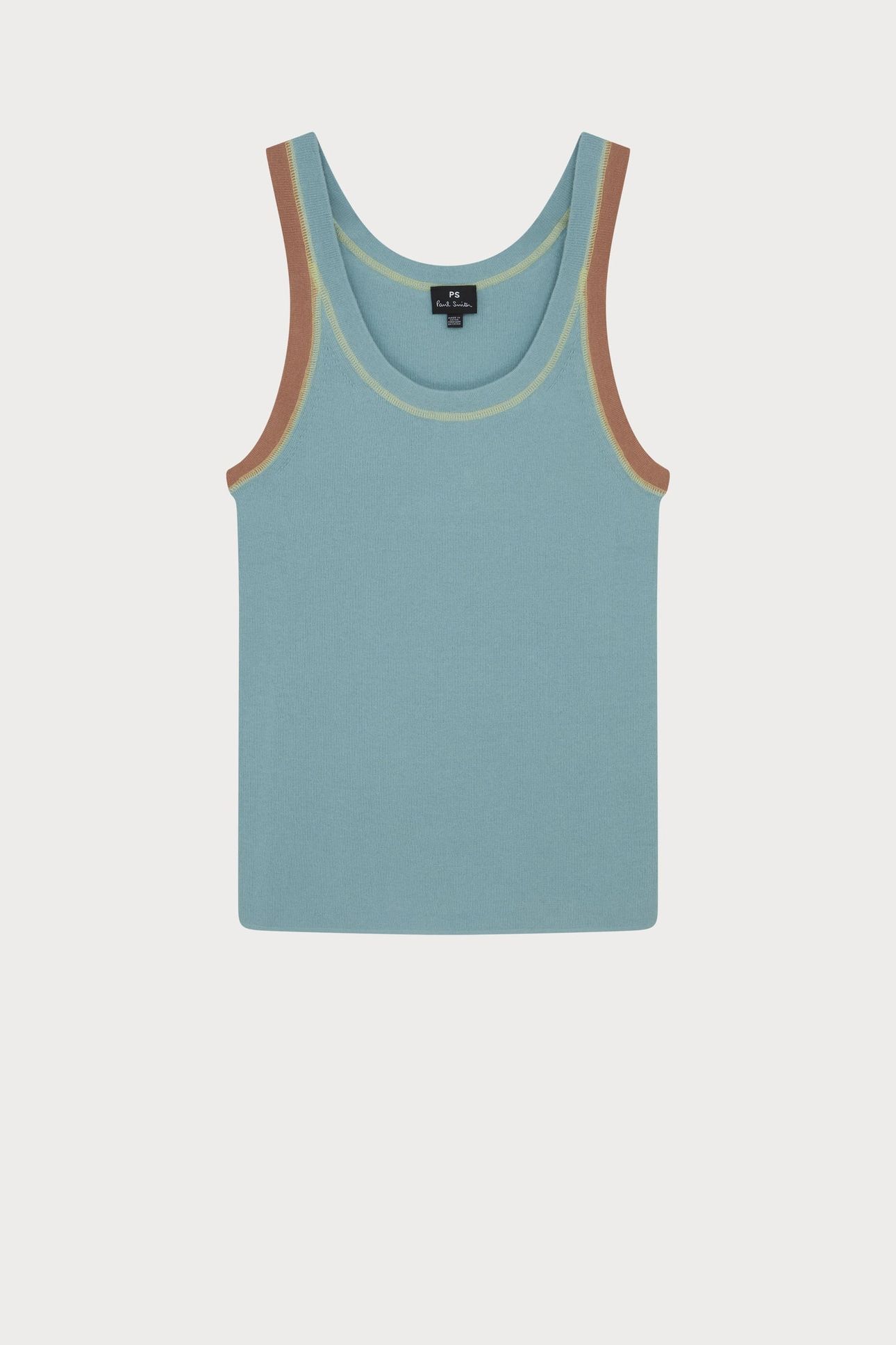 WOMENS KNITTED VEST BLUE 6