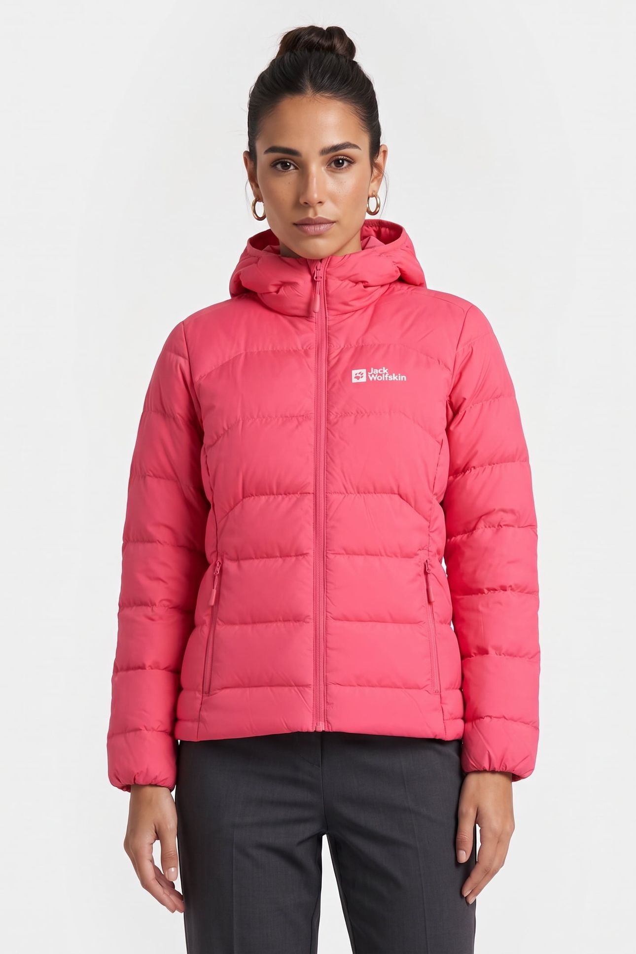 ATHER DOWN HOODY BUBBLEGUM 1