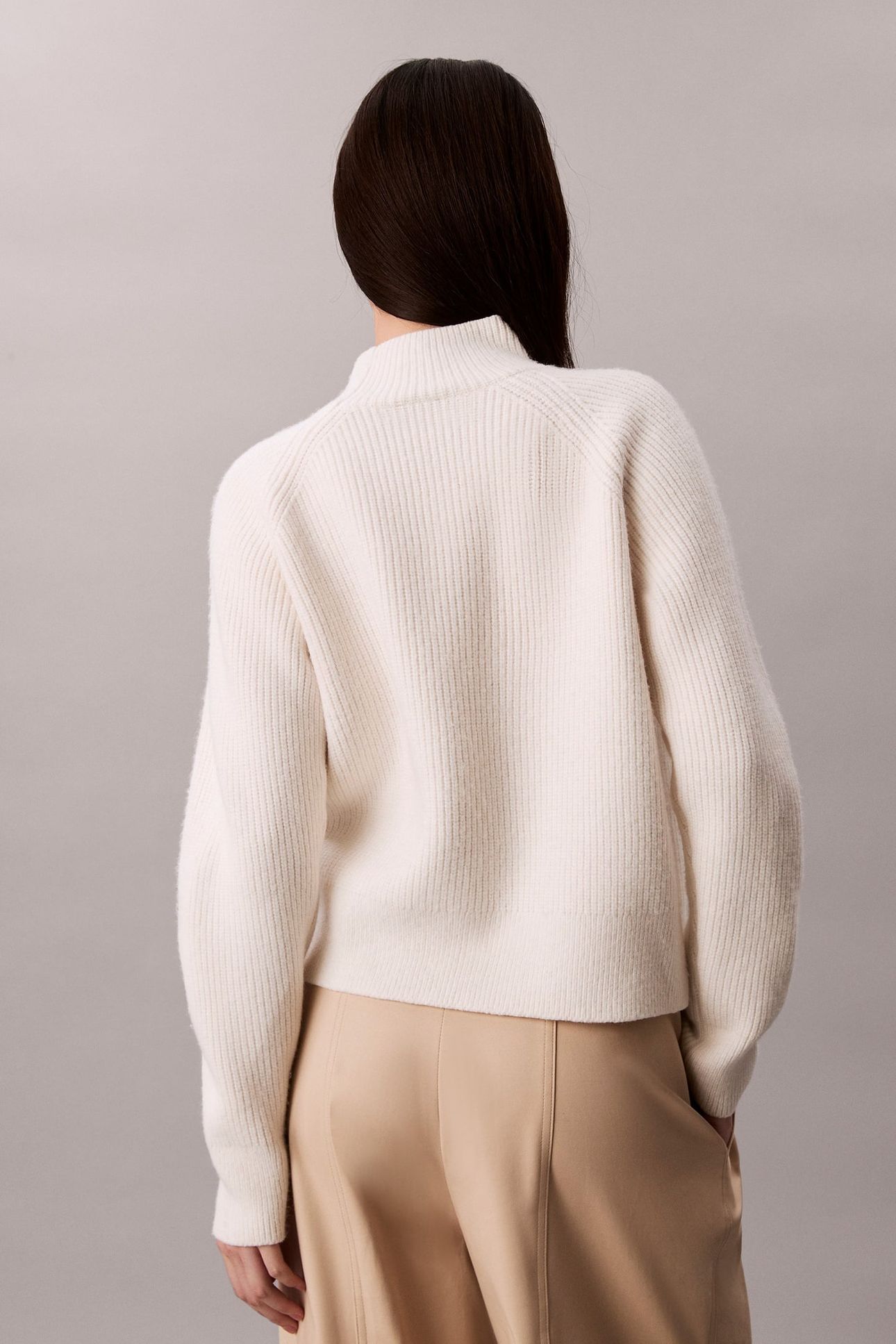 WOOLEN STITCH PULLOVER TOFU 2