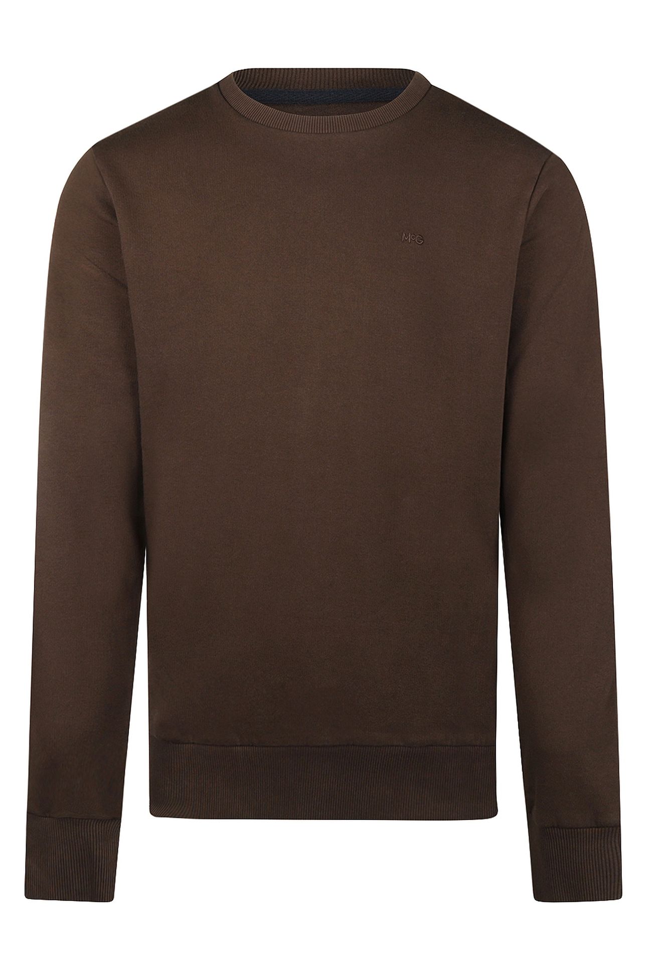 MCG LOGO CREW CHOCOLATE BROWN 3