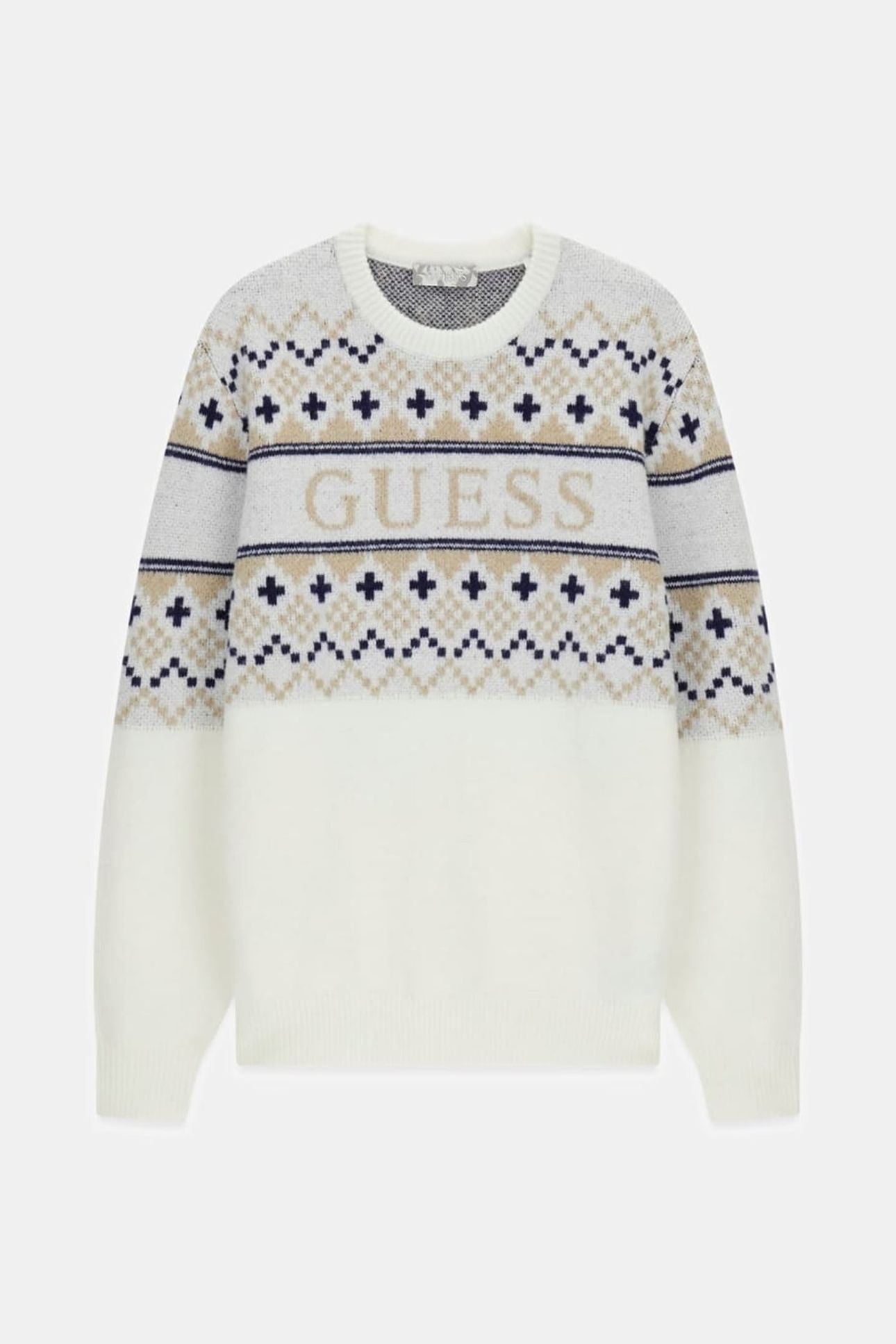 SKI CN JACQUARD SWTR CREAM WHITE 4
