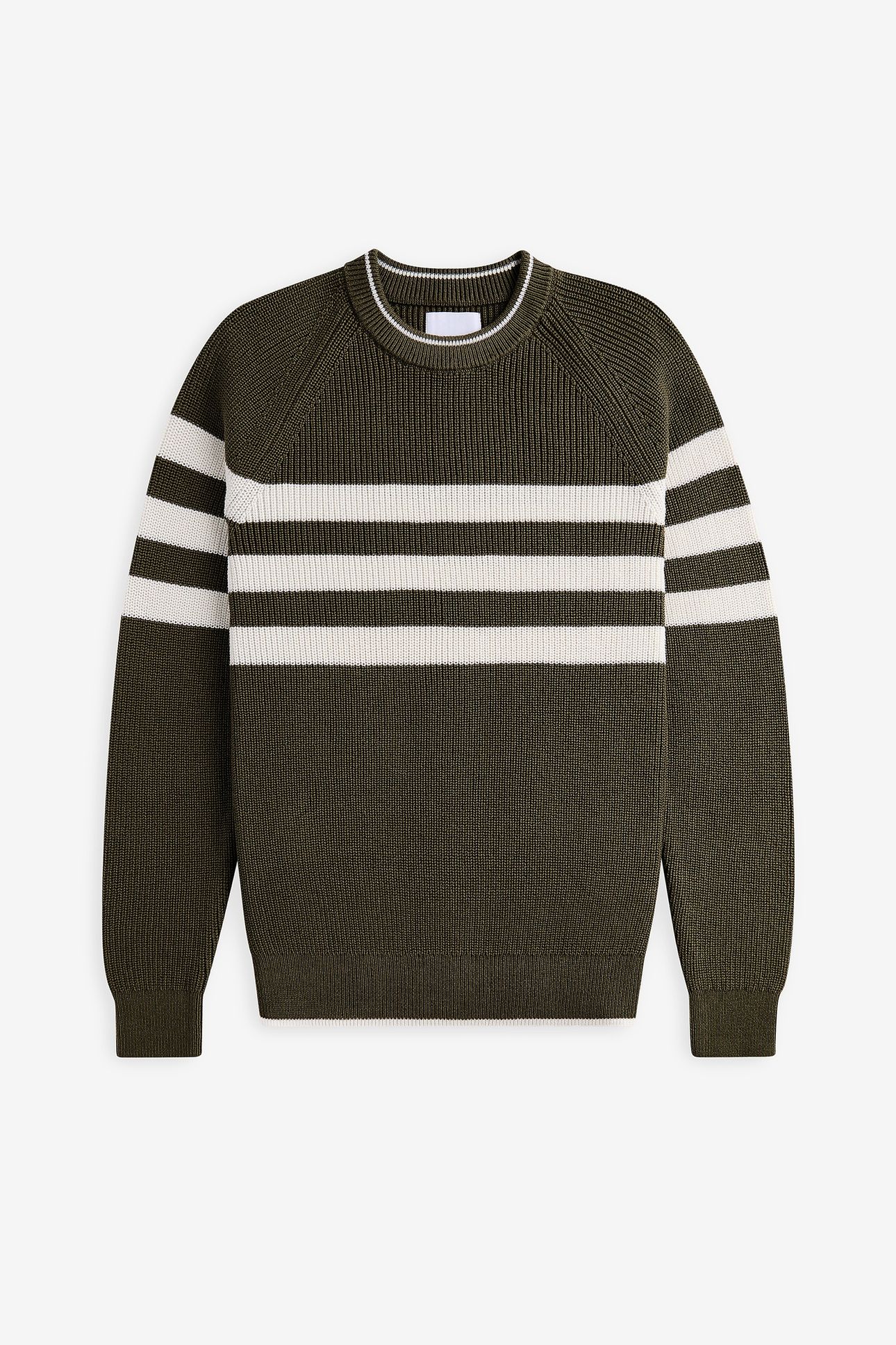 EVAN COTTON STRIPE GREEN 3