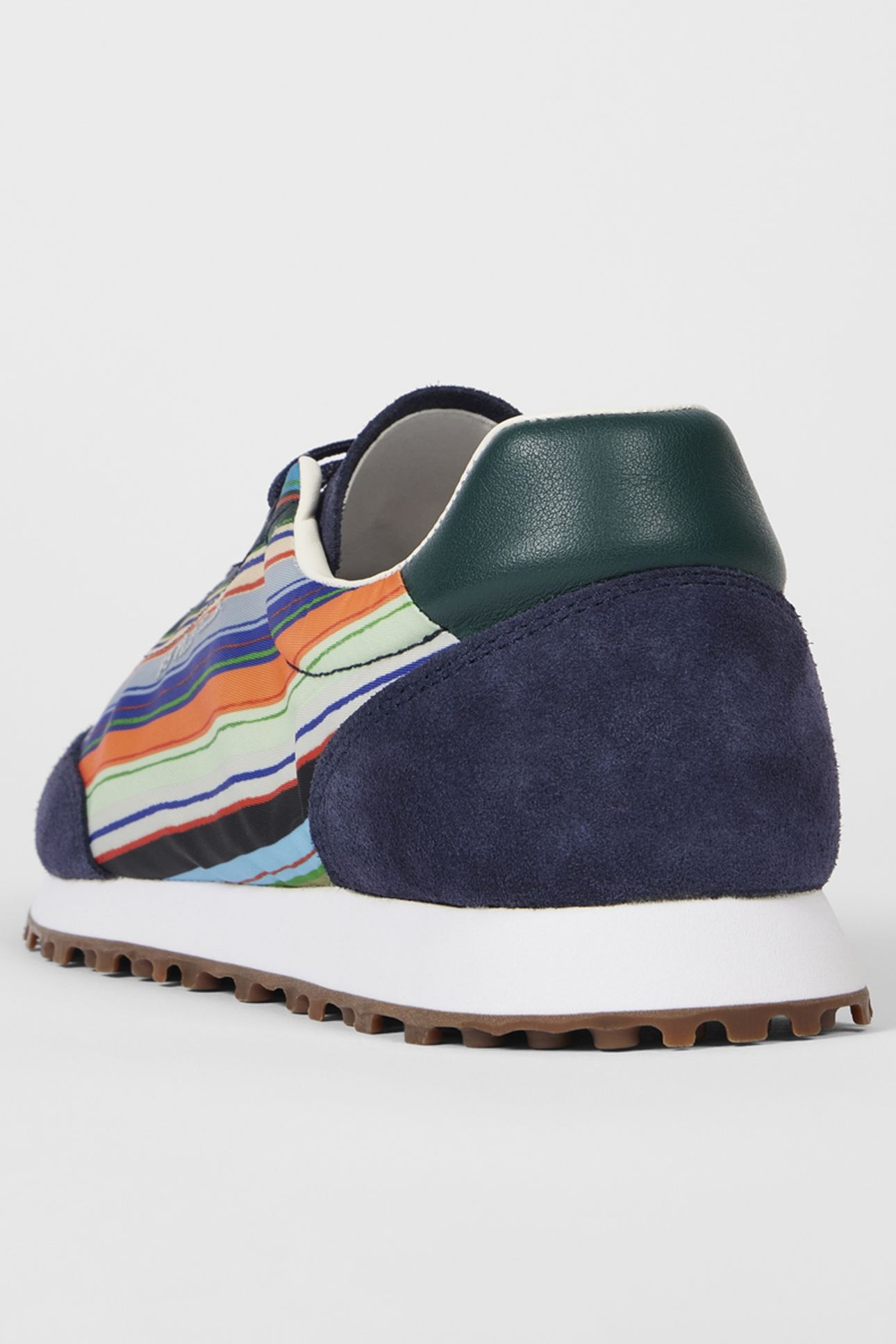 MENS SHOE SENSO STRIPE PRINT MULTI COLOURED 3