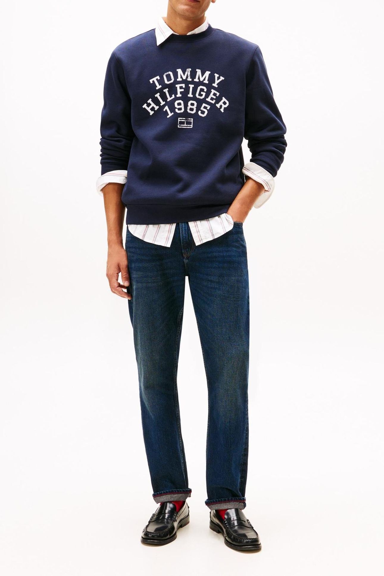 HILFIGER ARCH SWEATSHIRT DESERT SKY 2