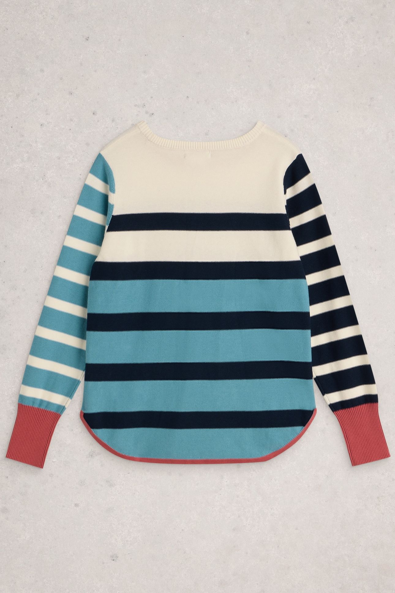 EMILY STRIPE JUMPER BLUE MULTI 2