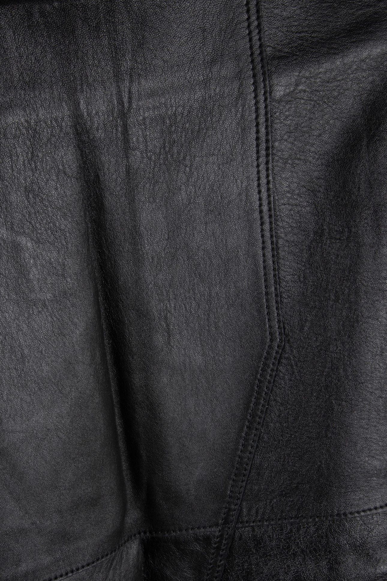 ST DAVINA LEATHER SKIRT BLACK 5