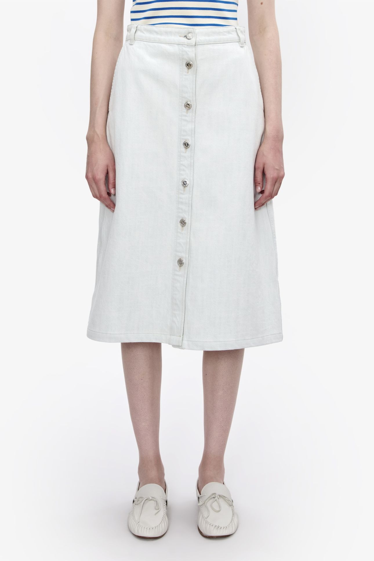 SKIRT LONG SKY BLUE 1