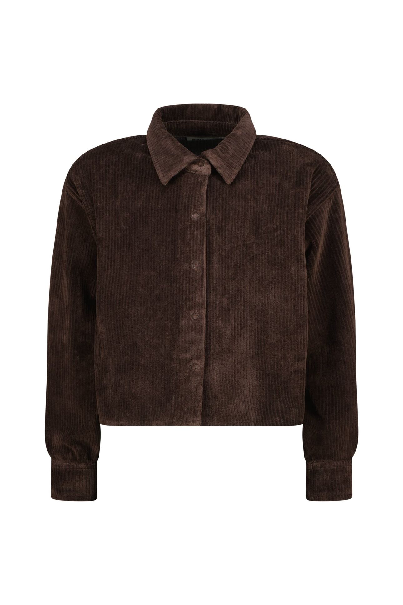 GIRLS LELA BLOUSE DEEP BROWN 2