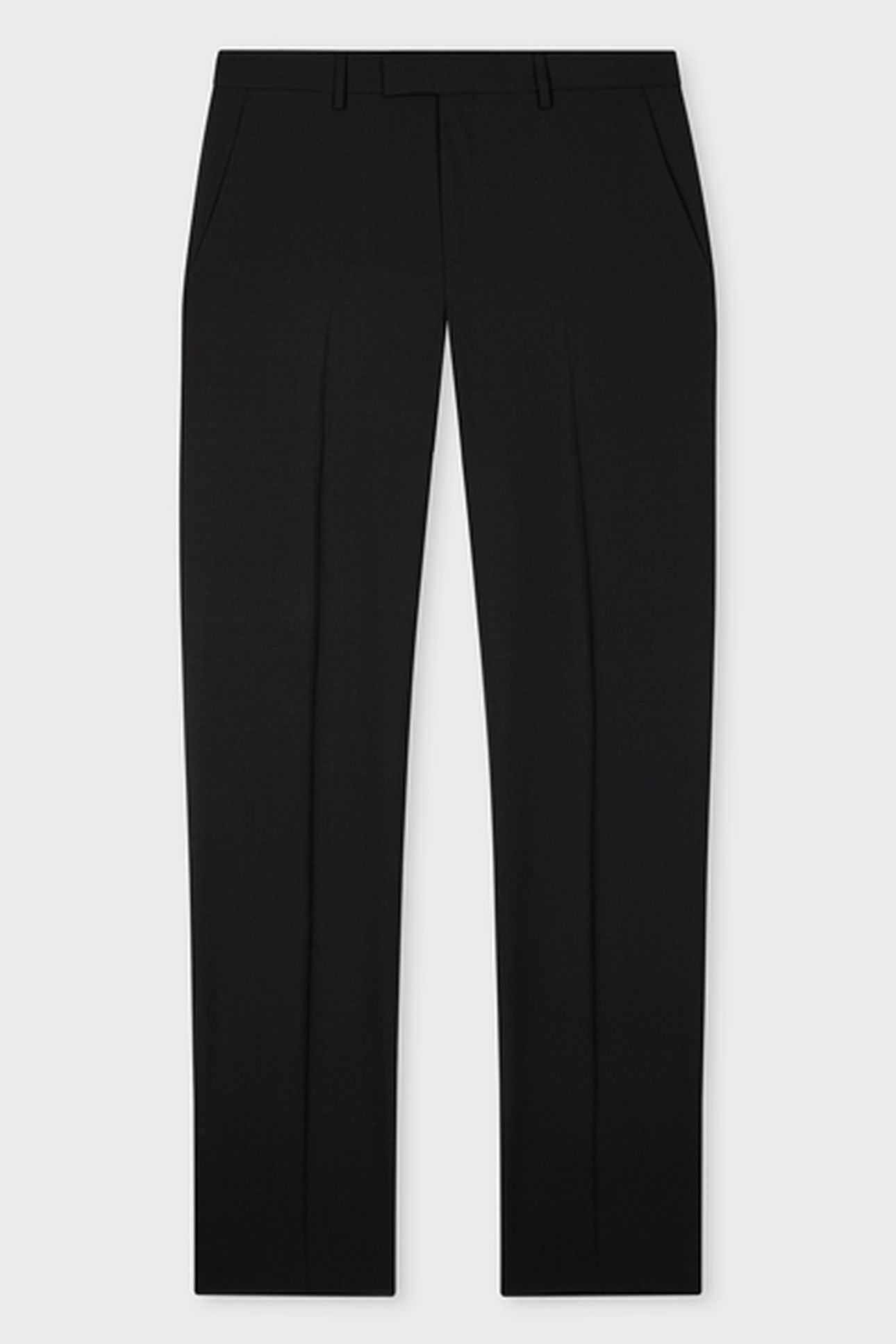 MENS SLIM FIT TROUSER BLACK 4