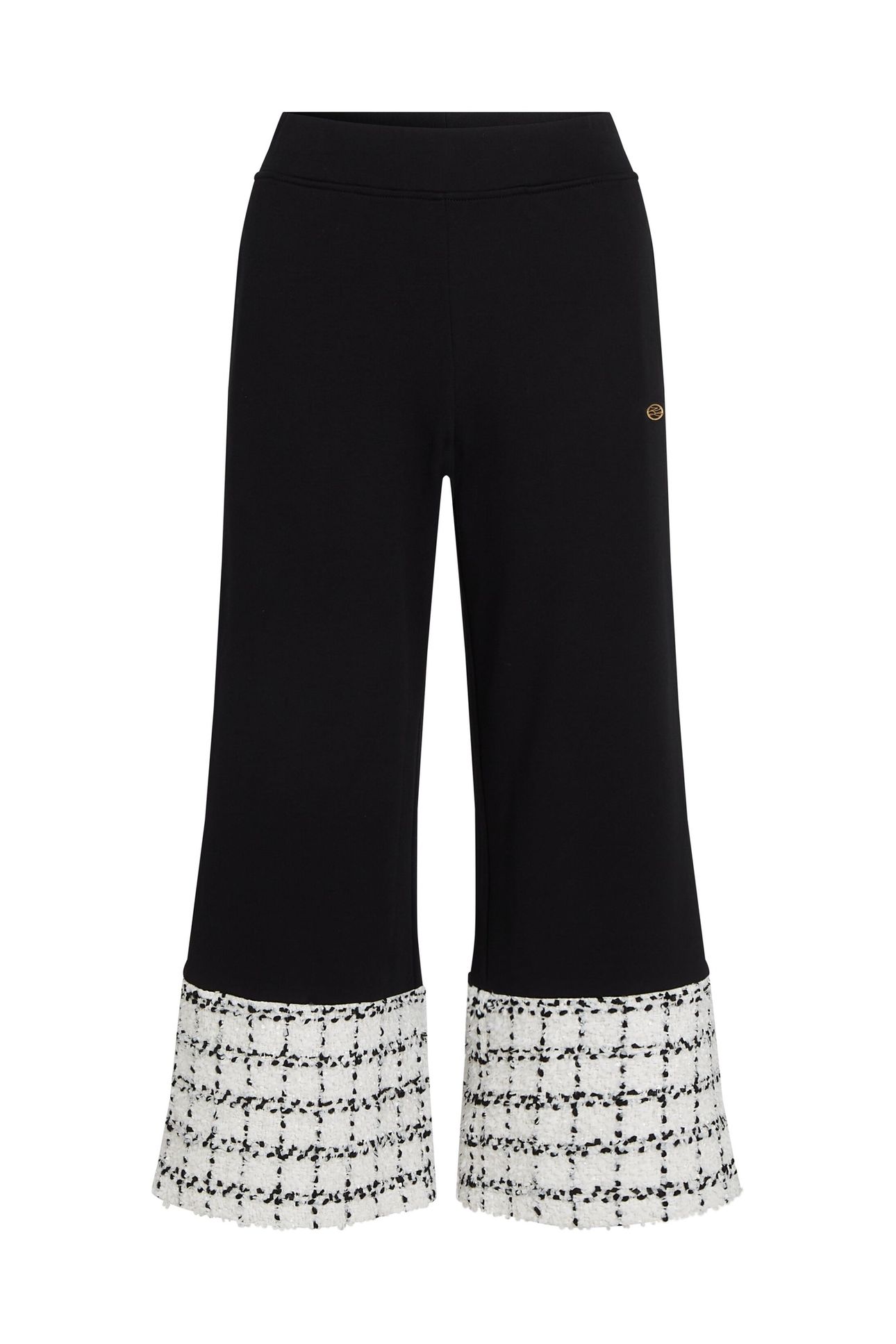 BOUCLE MIX SWEATPANTS BLACK 3