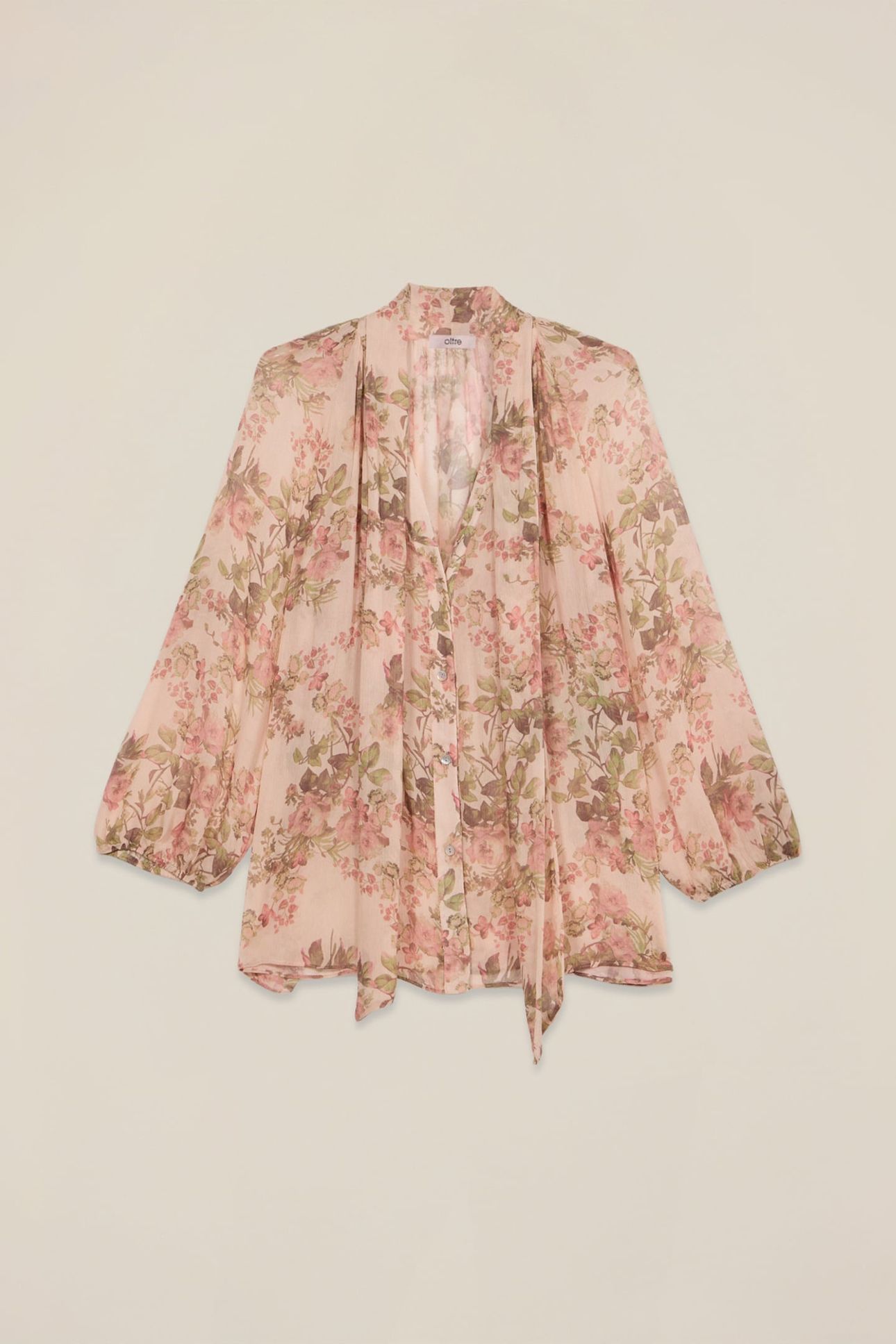 PATTERNED VISCOSE SHIRT PINK 3
