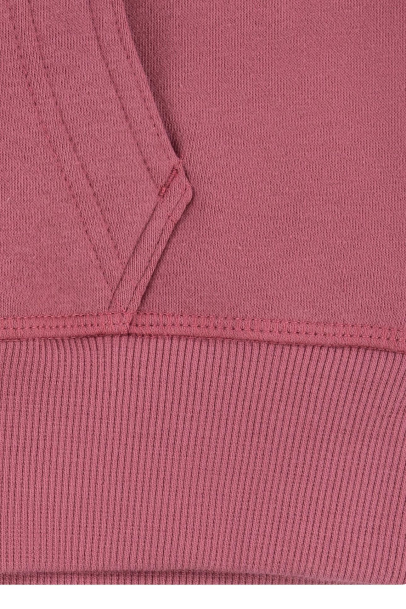 GIRLS FULL ZIP HOODIE ROSE WINE 3