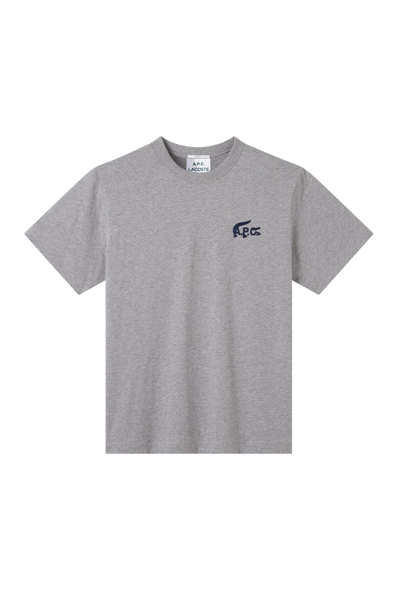 UNISEX T SHIRT UNISEX HEATHERED GREY 1