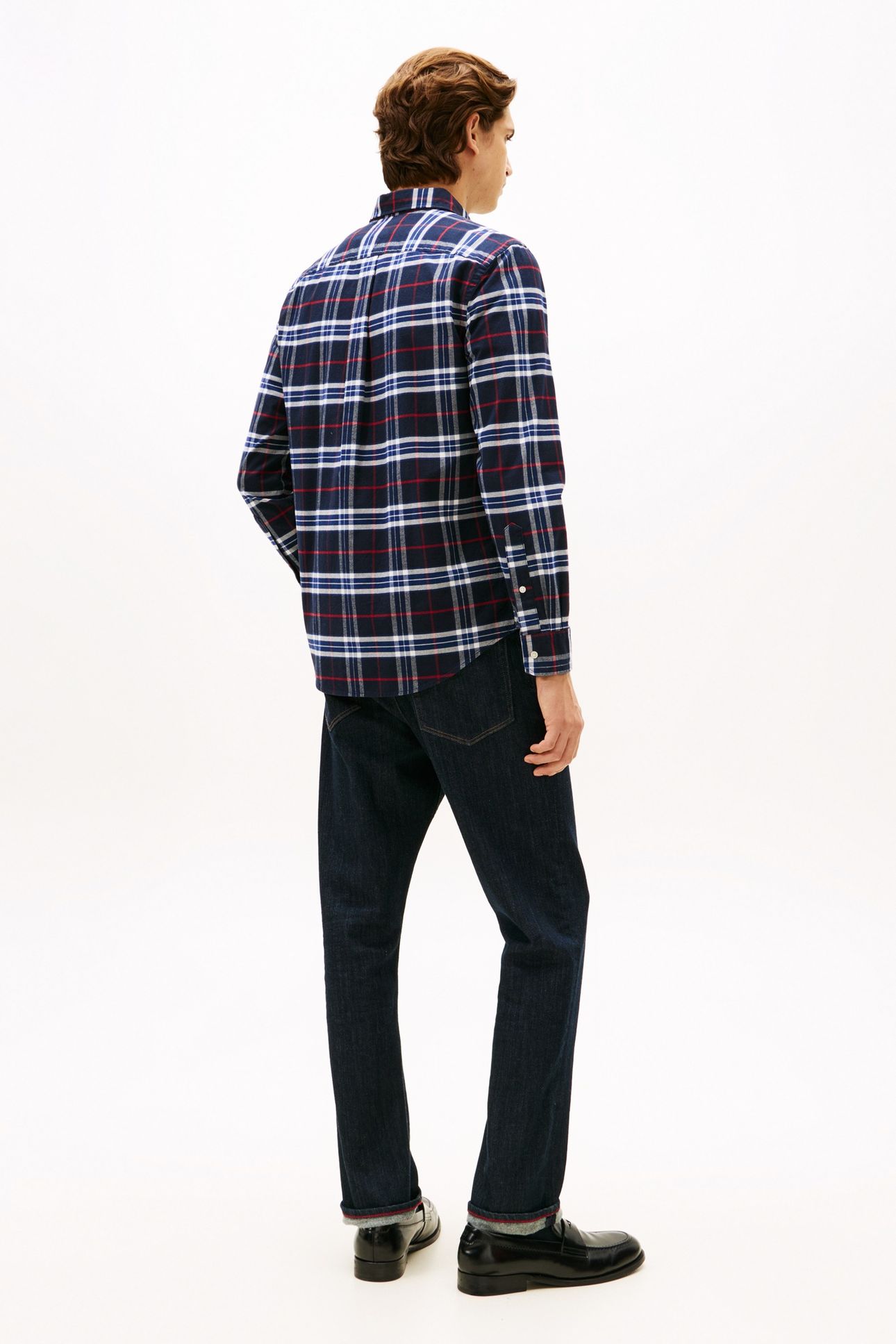 BRUSHED OXFORD CHECK DESERT SKY/CHECK 3