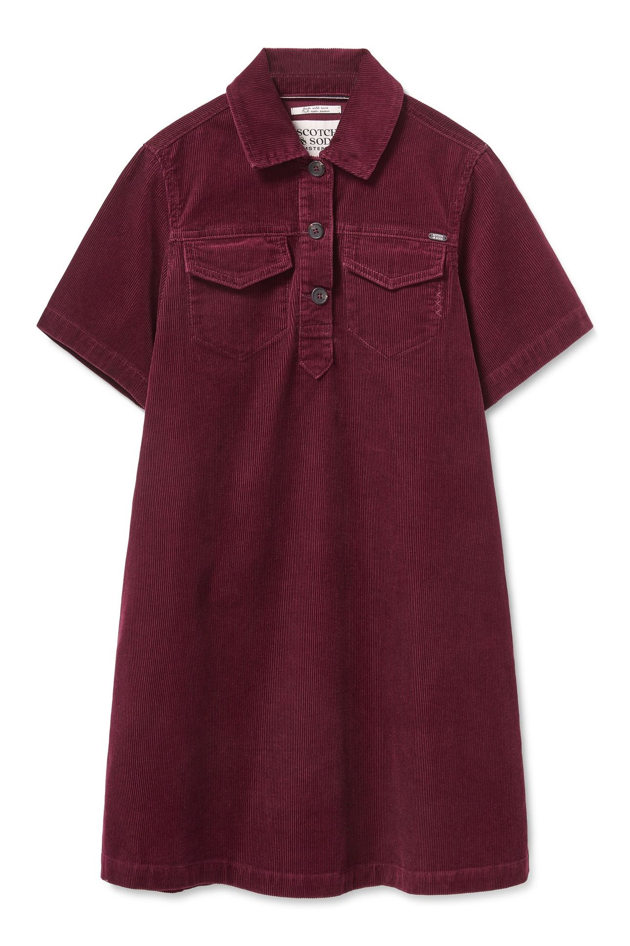 CORDUROY POLO DRESS FIG 4