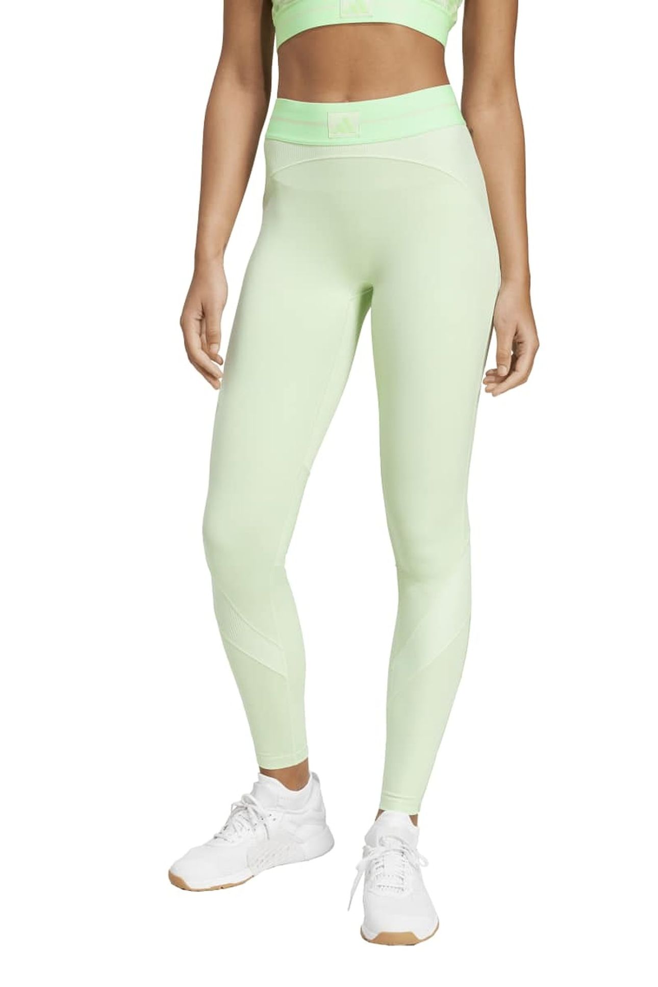 HYG RIB 1/1 LEGGINGS SEMI GREEN SPARK 1