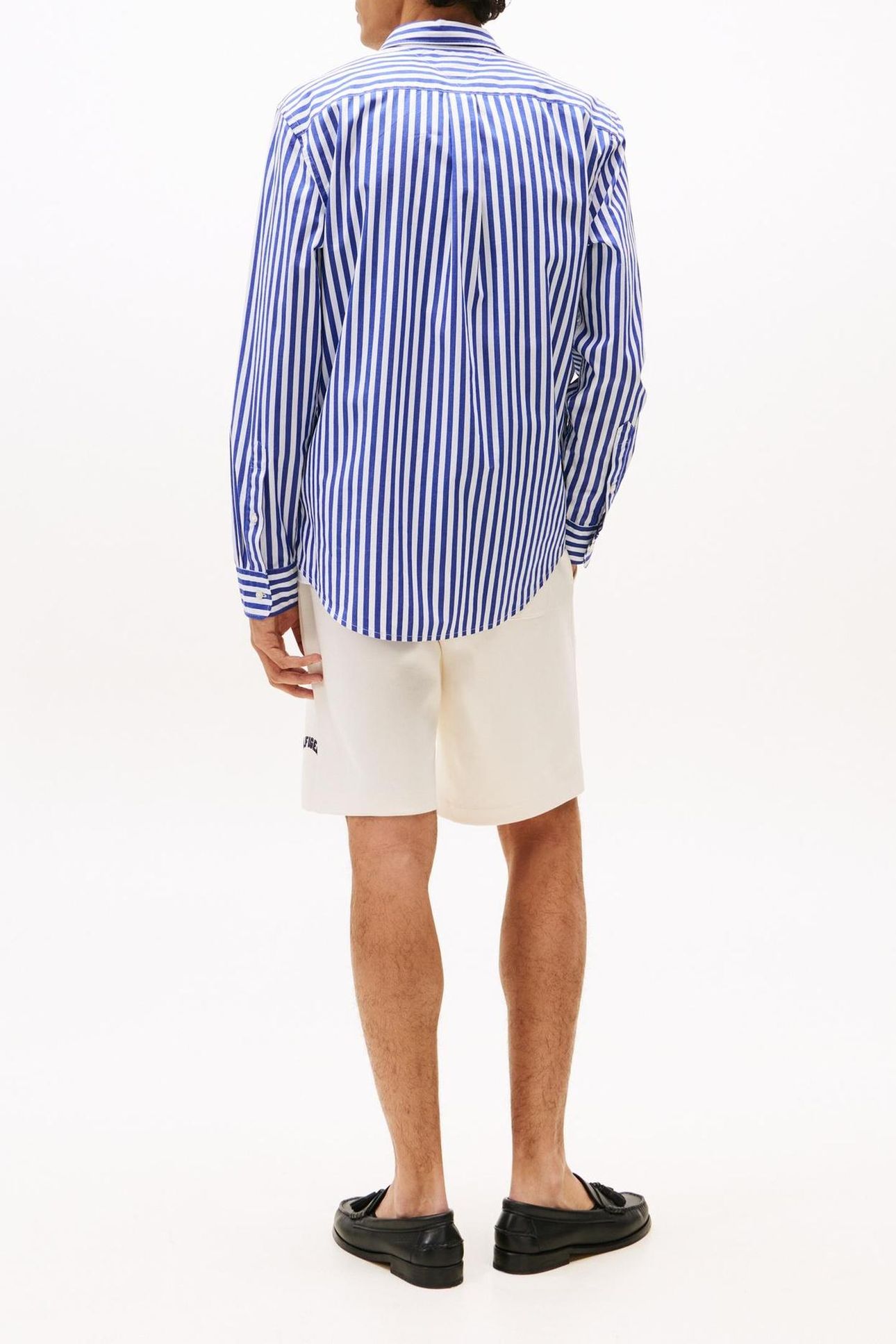 FLEX POPLIN BOLD SHIRT WEDGE BLUE/STRIPE 2