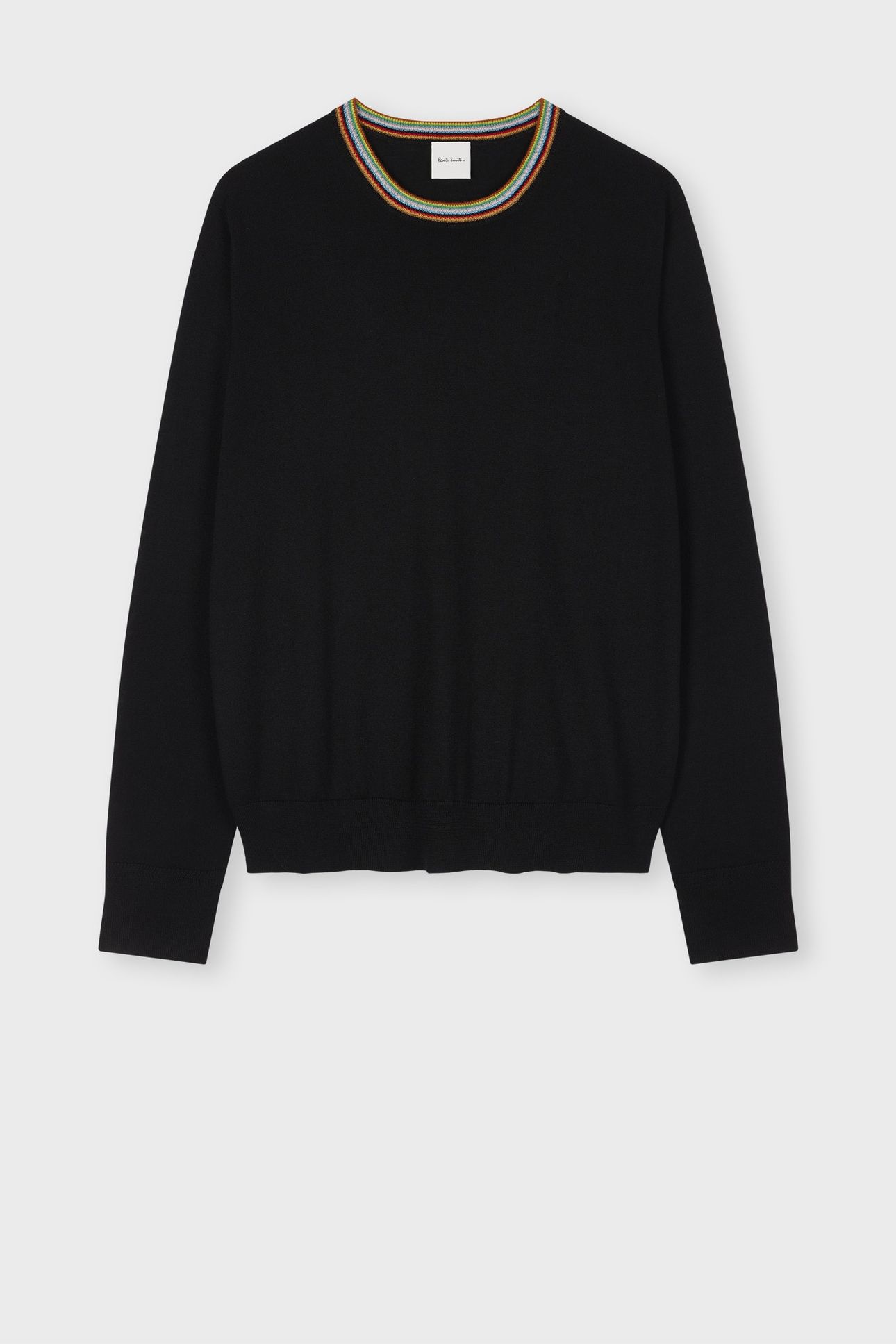 WOMENS KNITTED SWEATER CREW NECK BLACK 4