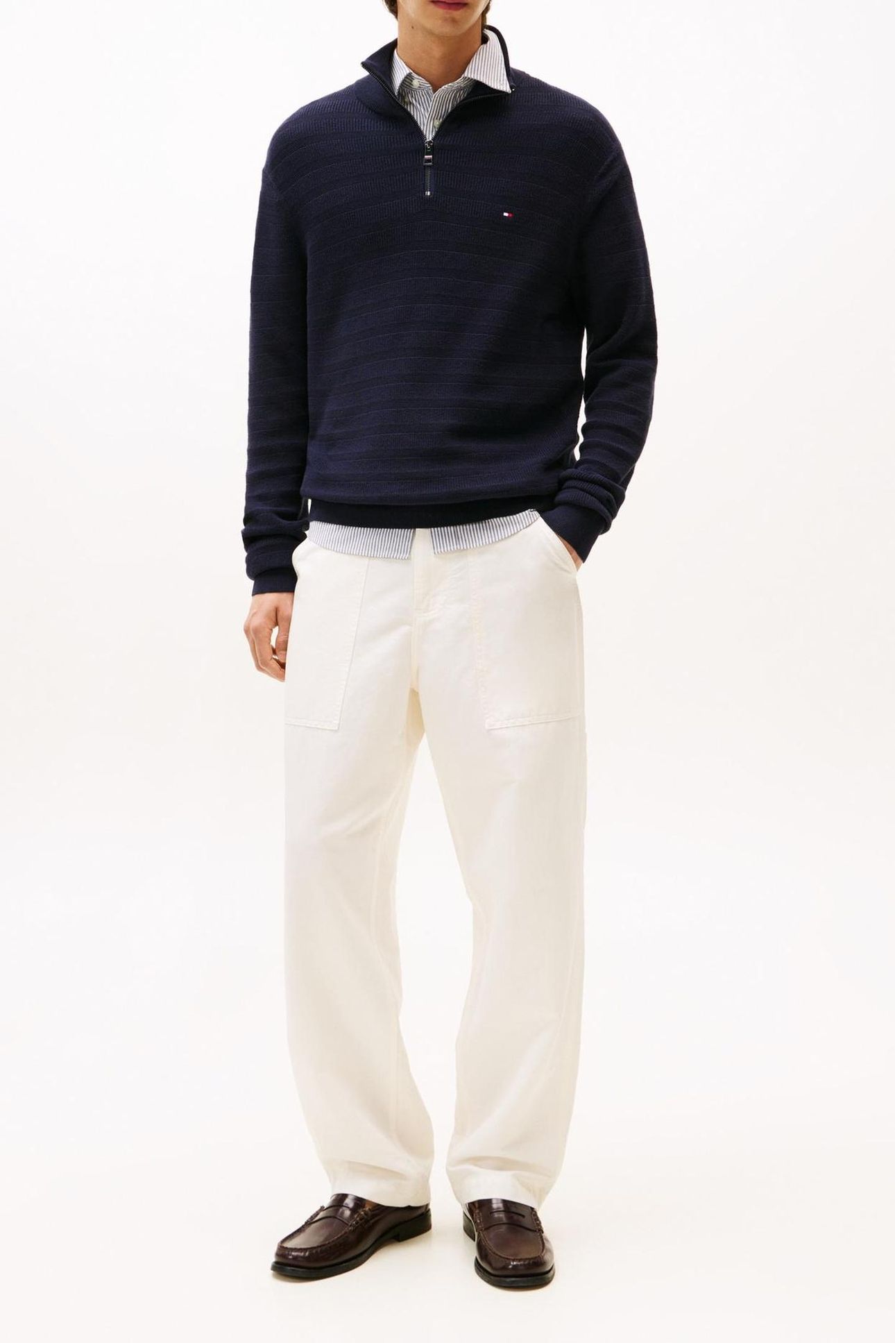 STRIPE STRUCTURE ZIP DESERT SKY 2