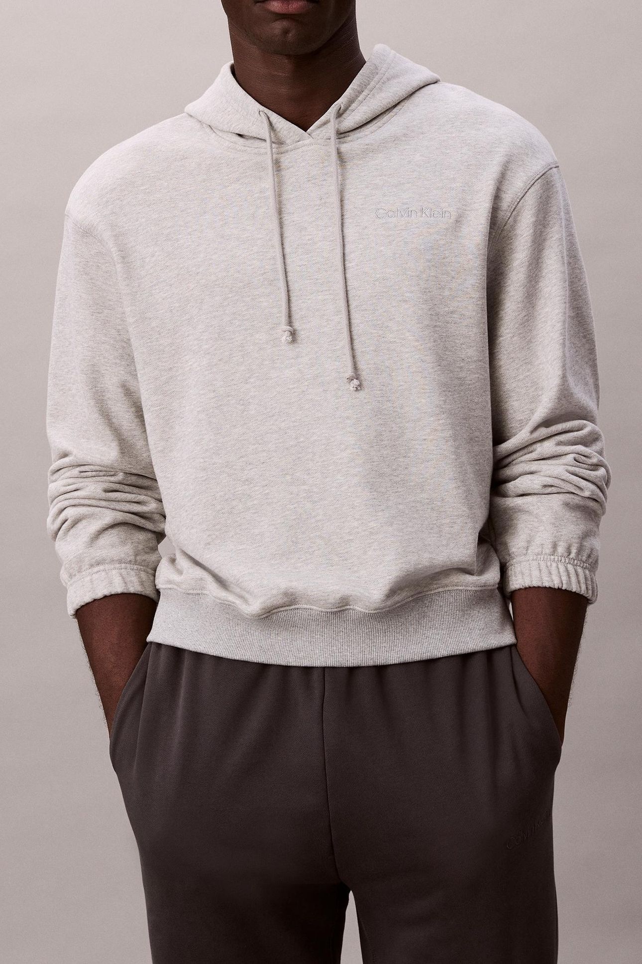 L/S HOODIE GREY HEATHER 1