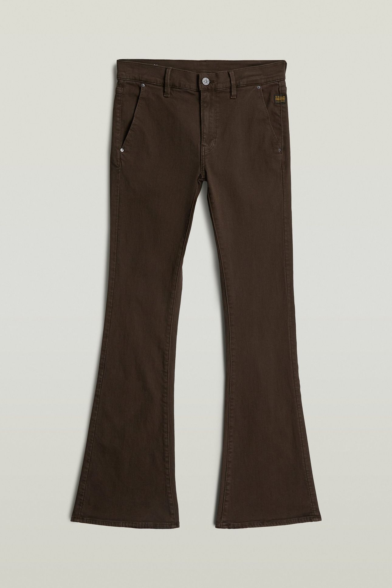 3301 FLARE CHINO BROWN 4