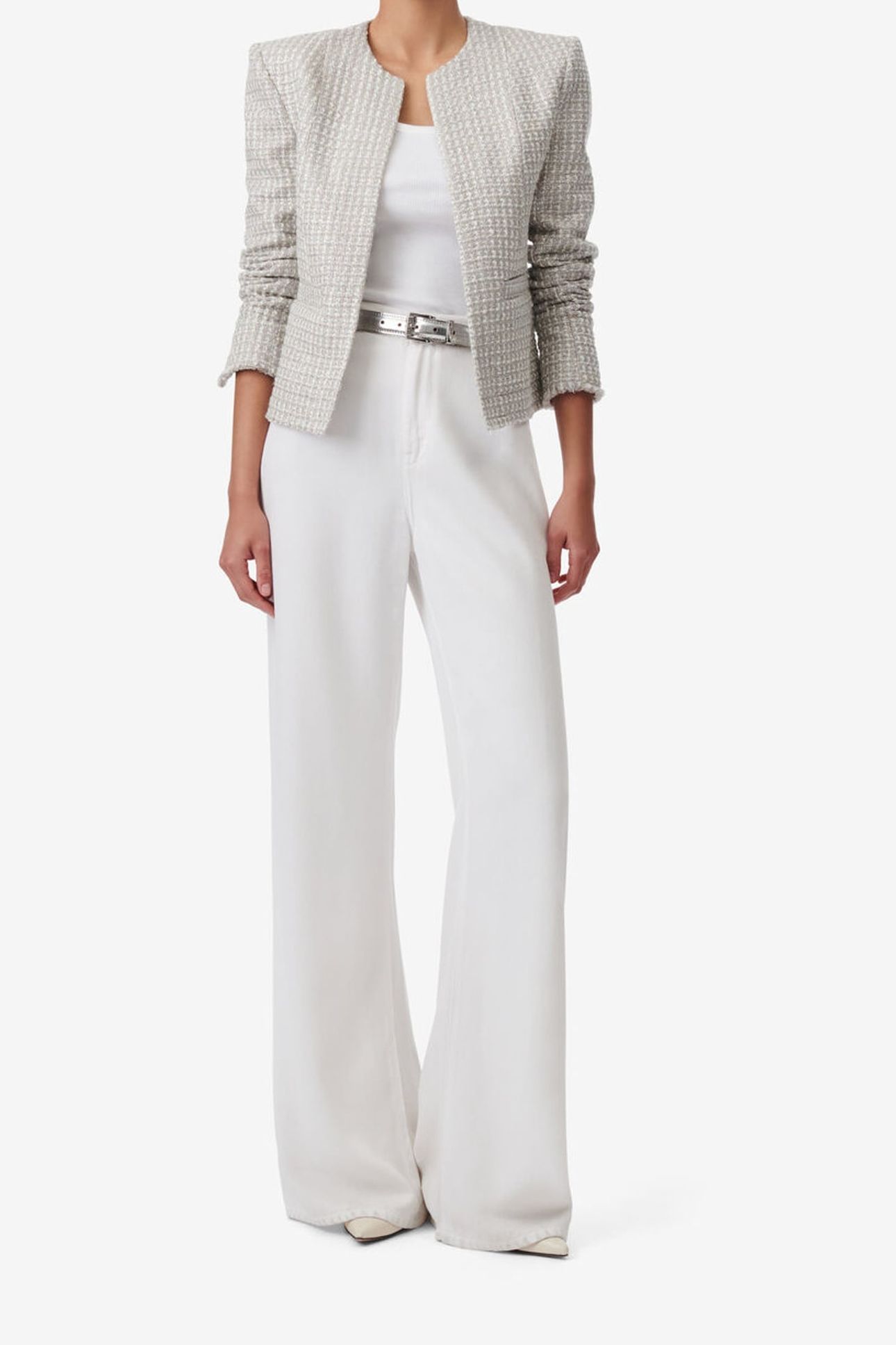 JOULIA JACKET SILVER/WHITE 1