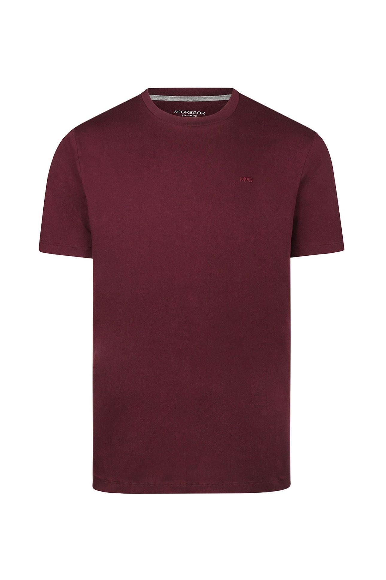 INTERLOCK T-SHIRT BURGUNDY 6