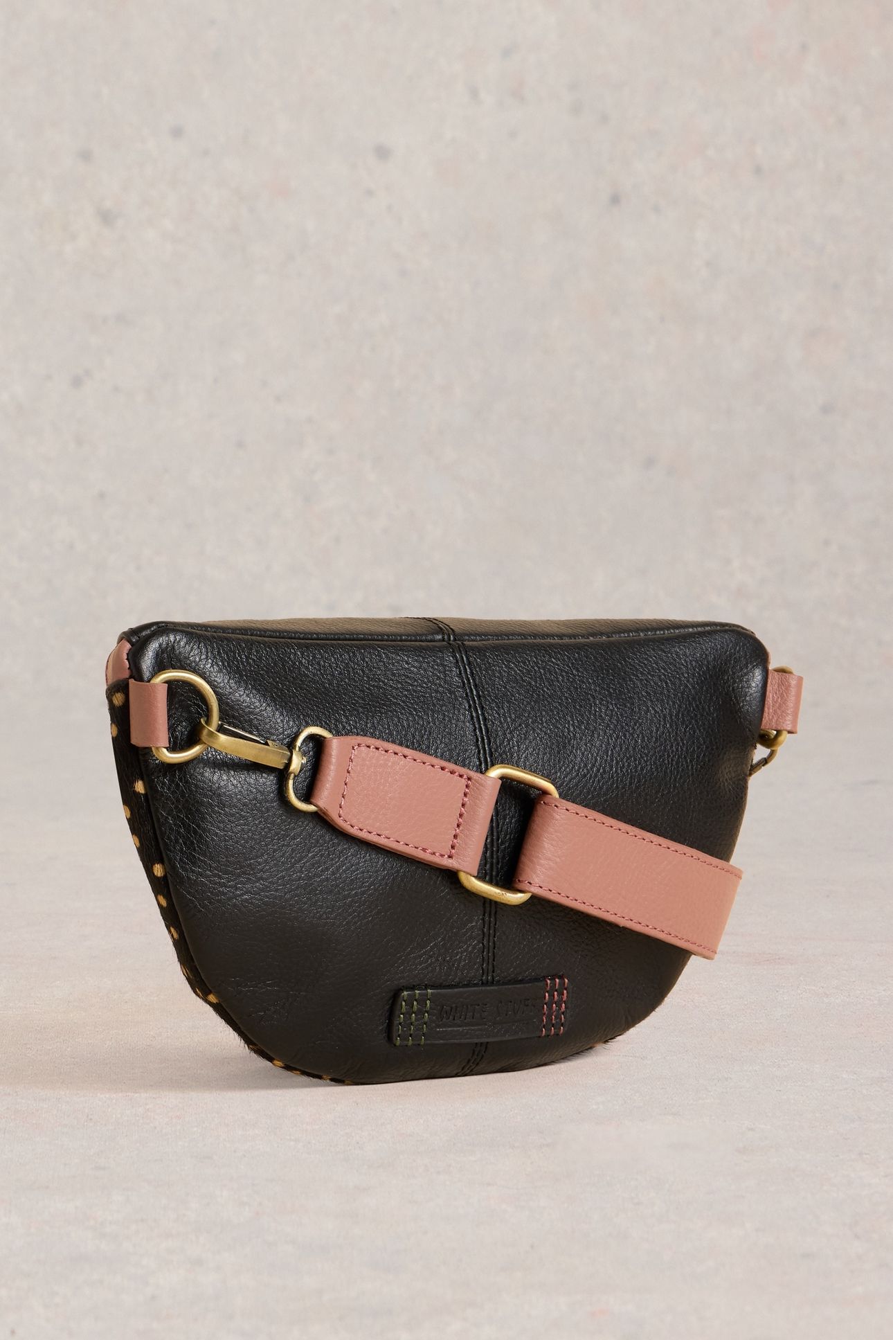 MINI SEBBY LEATHER SLING BAG BLACK MULTI 3