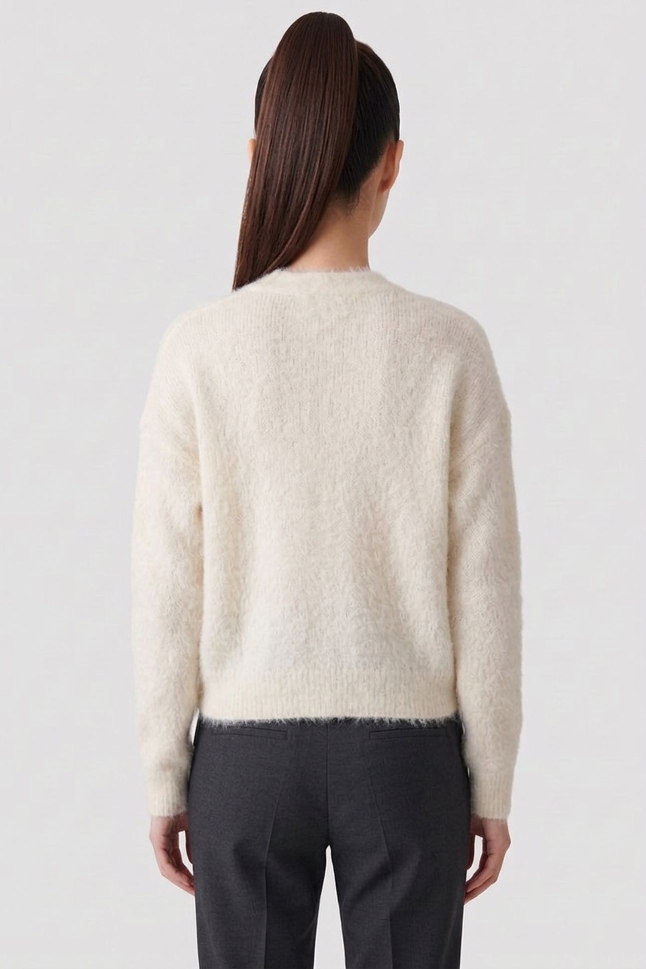 SHORT CARDIGAN ECRU 2
