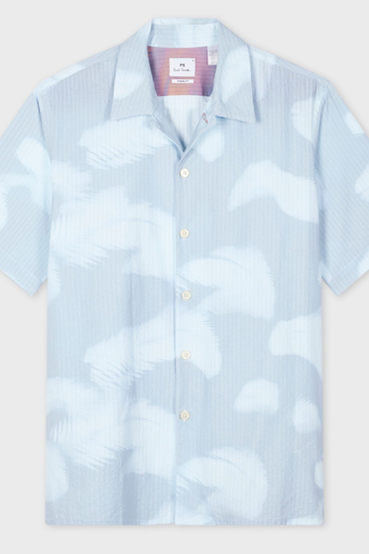 MENS SS CASUAL FIT SHIRT LIGHT BLUE 2