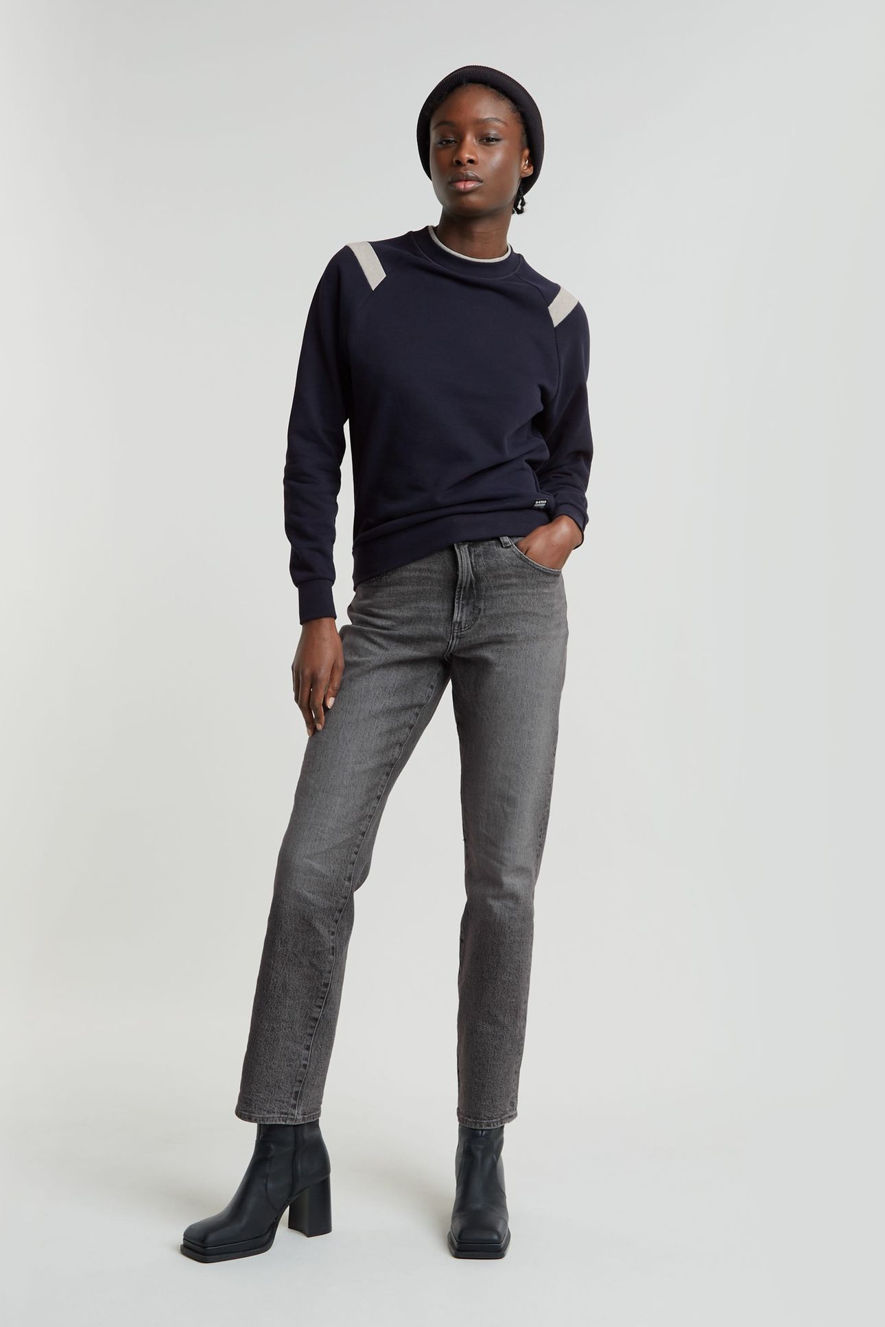 VIKTORIA HIGH STRAIGHT DARK GREY 3