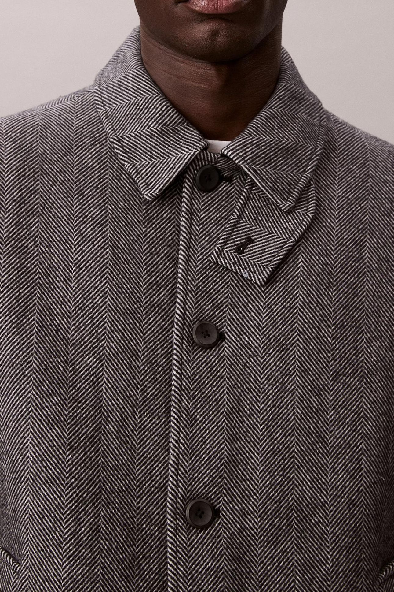 LS TECH WOOL BLEND COAT BLACK 5