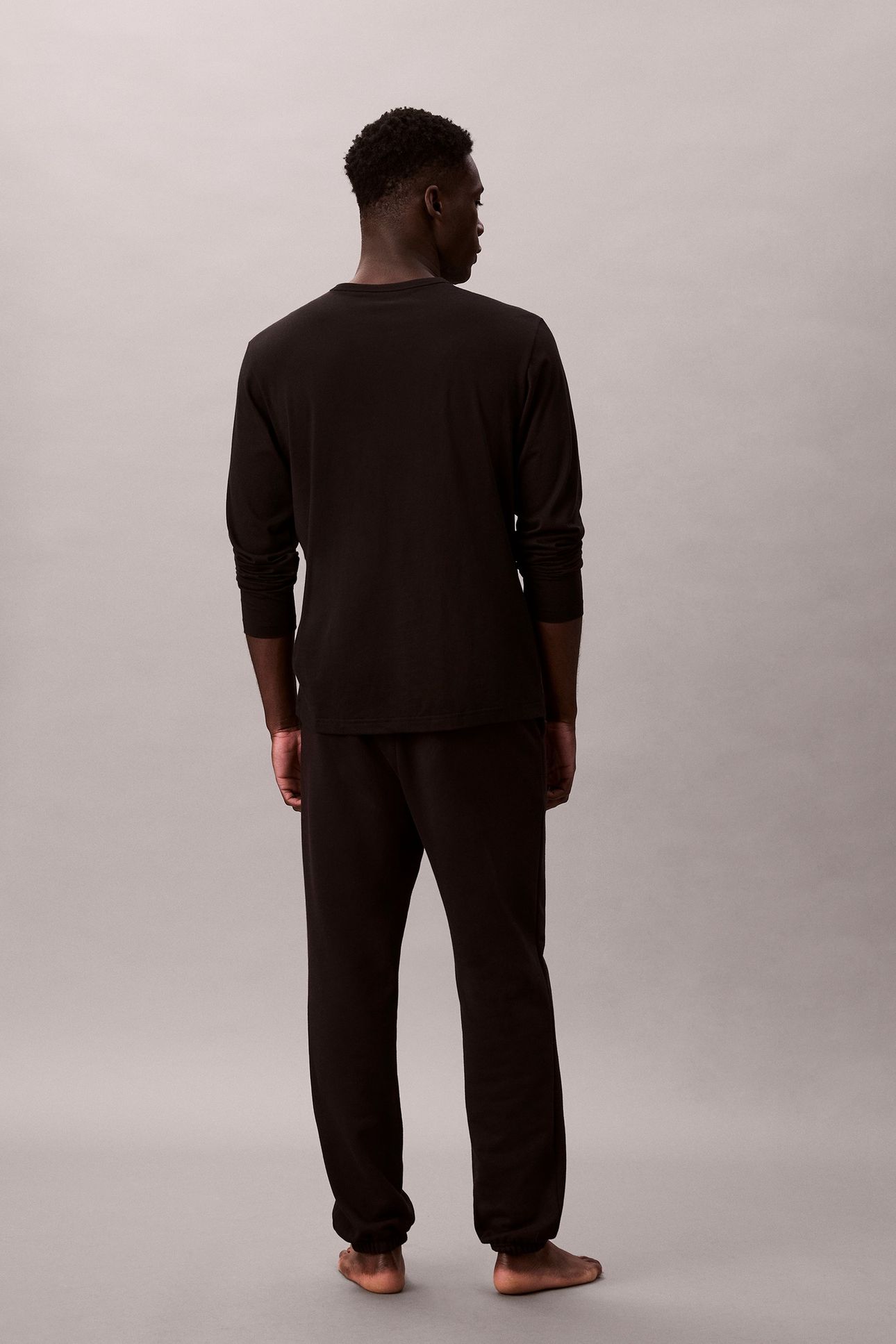 LS TEE JOGGER SET BLACK TOP FALL BERRY 2