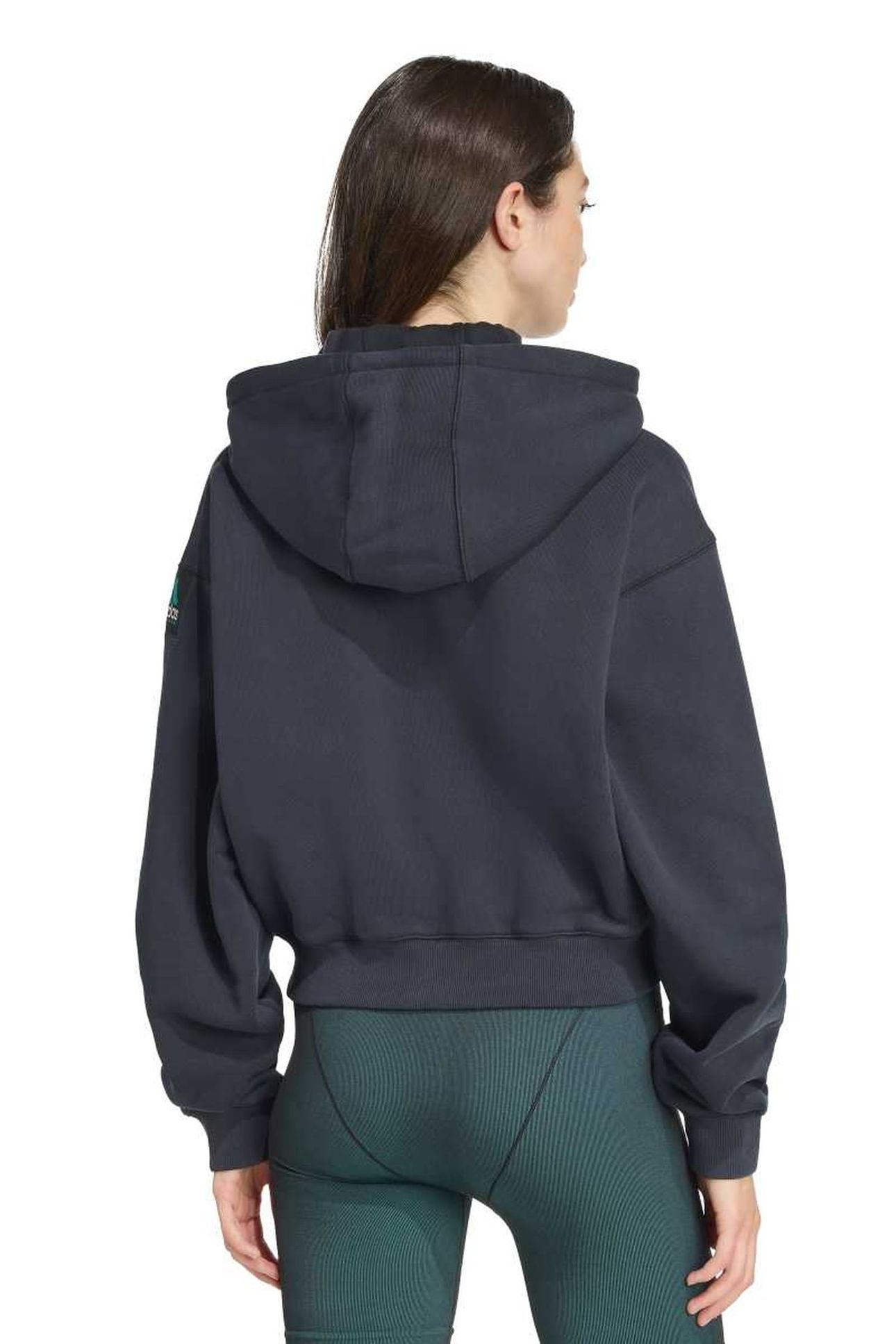 CROPPED HOODIE BLACK 2