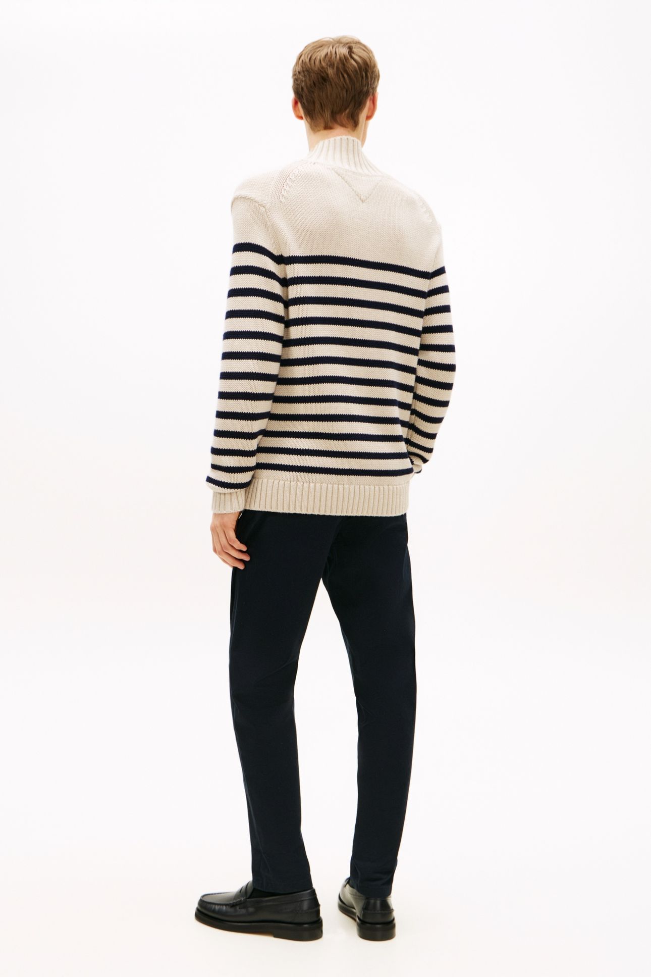 BRETON COTTON STRIPE OATMILK HEATHER/DESERT SKY 3