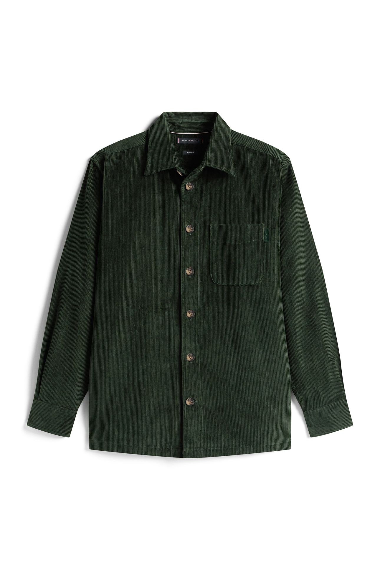 CORDUROY RELAXED OVERSHIRT RIVERBED GREEN CORD 4