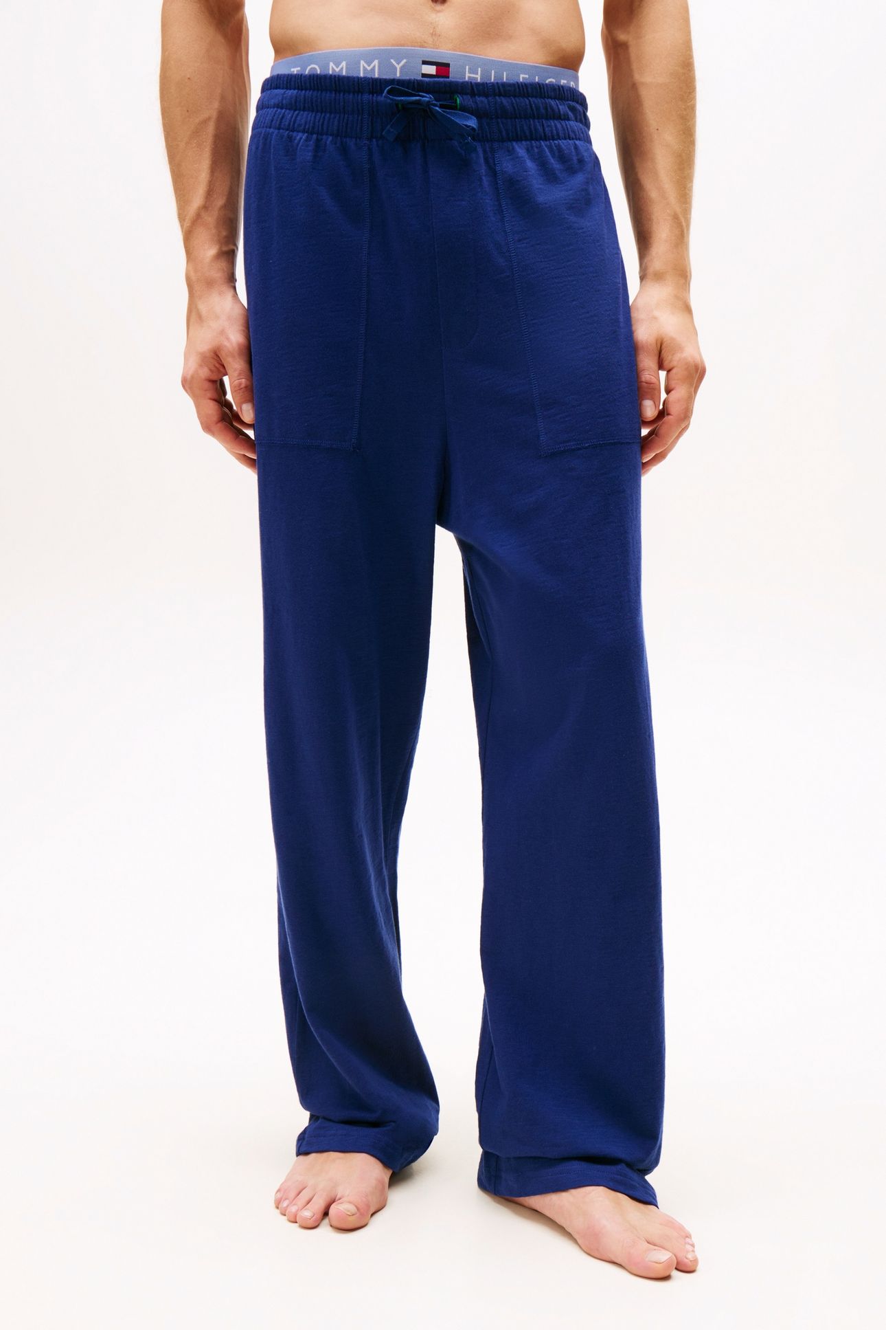 JERSEY PJ PANT PREPPY NAVY 3