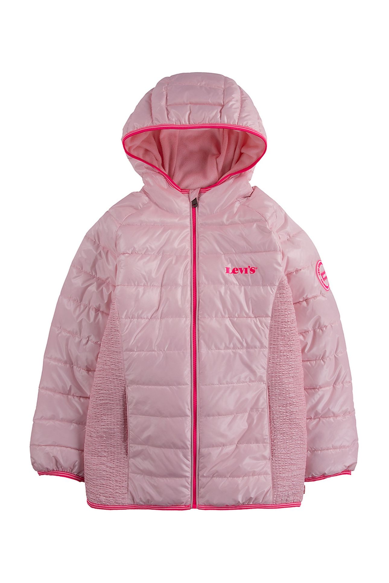 GIRLS MID WEIGHT SLIM PUFFER ALMOND BLOSSOM 1