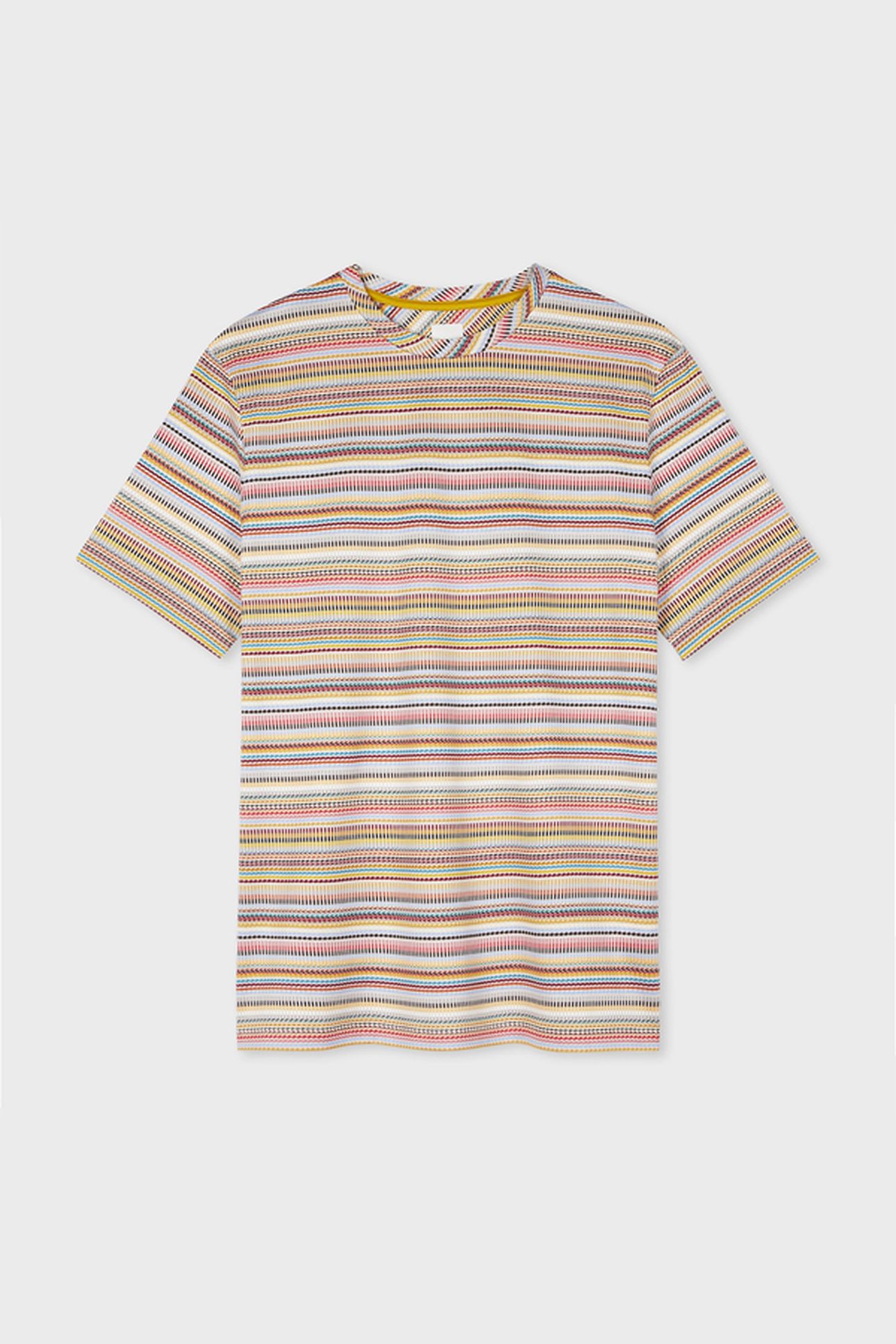 MENS SIGNATURE STRIPE TSHIRT MULTI COLOURED 2