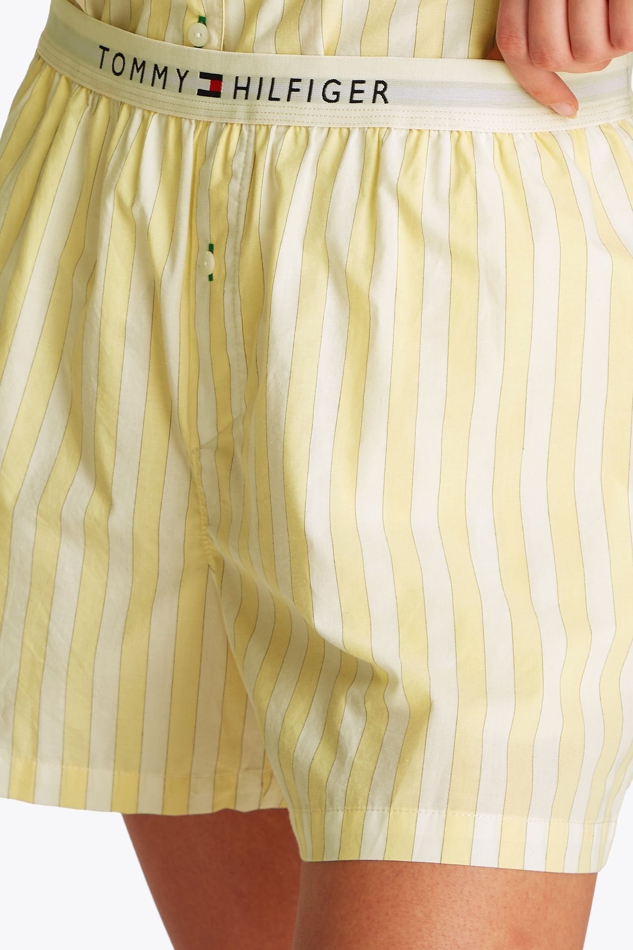 POPLIN SHORT SHIRTING STRIPE CITRONELLA 5