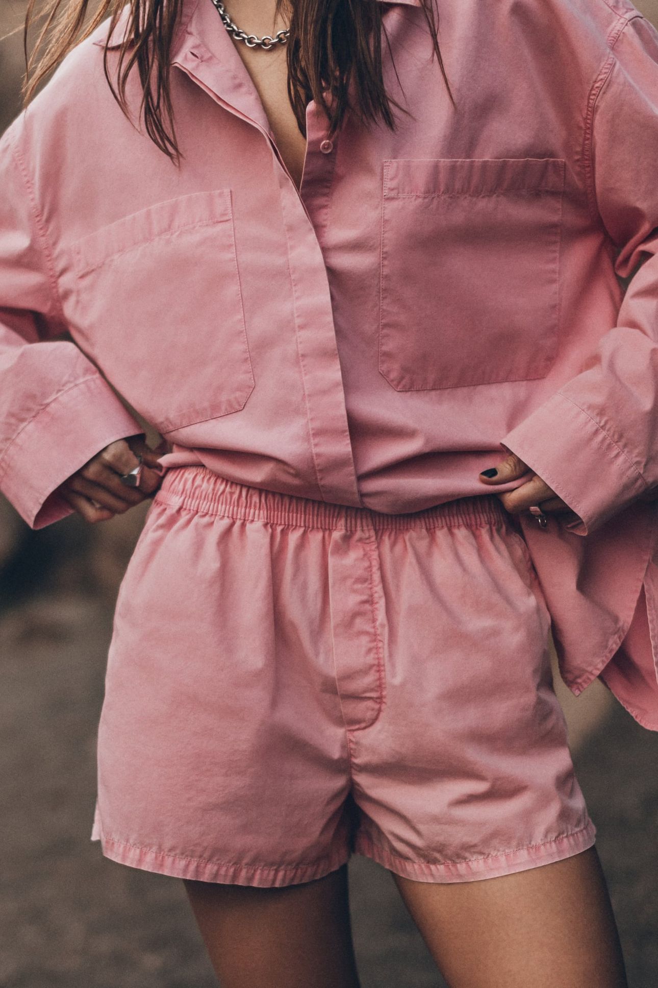 THE PINK COTTON BOXER SHORTS 1