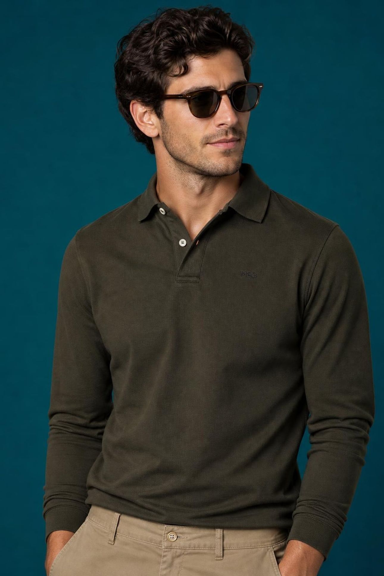 CLASSIC POLO DARK OLIVE 3