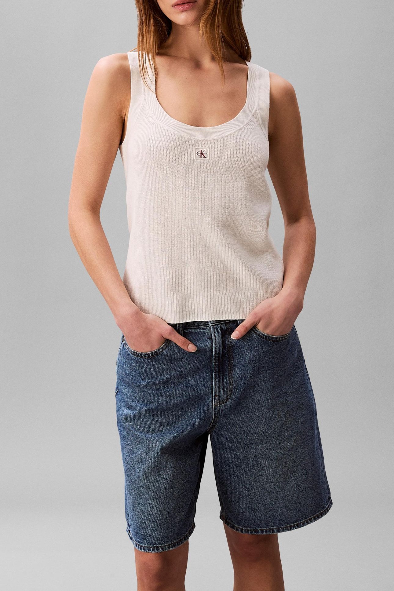 WOVEN LABEL TANK TOFU 1