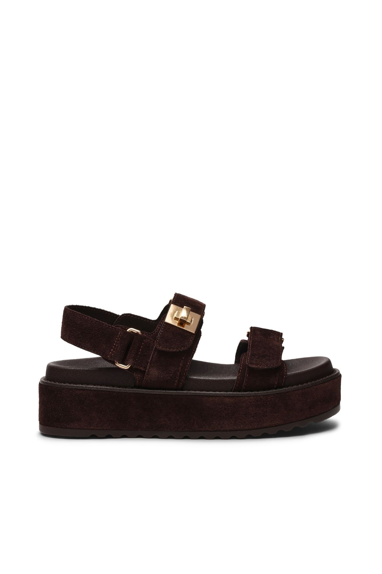 BIGMONA SANDALS BROWN SUEDE 1