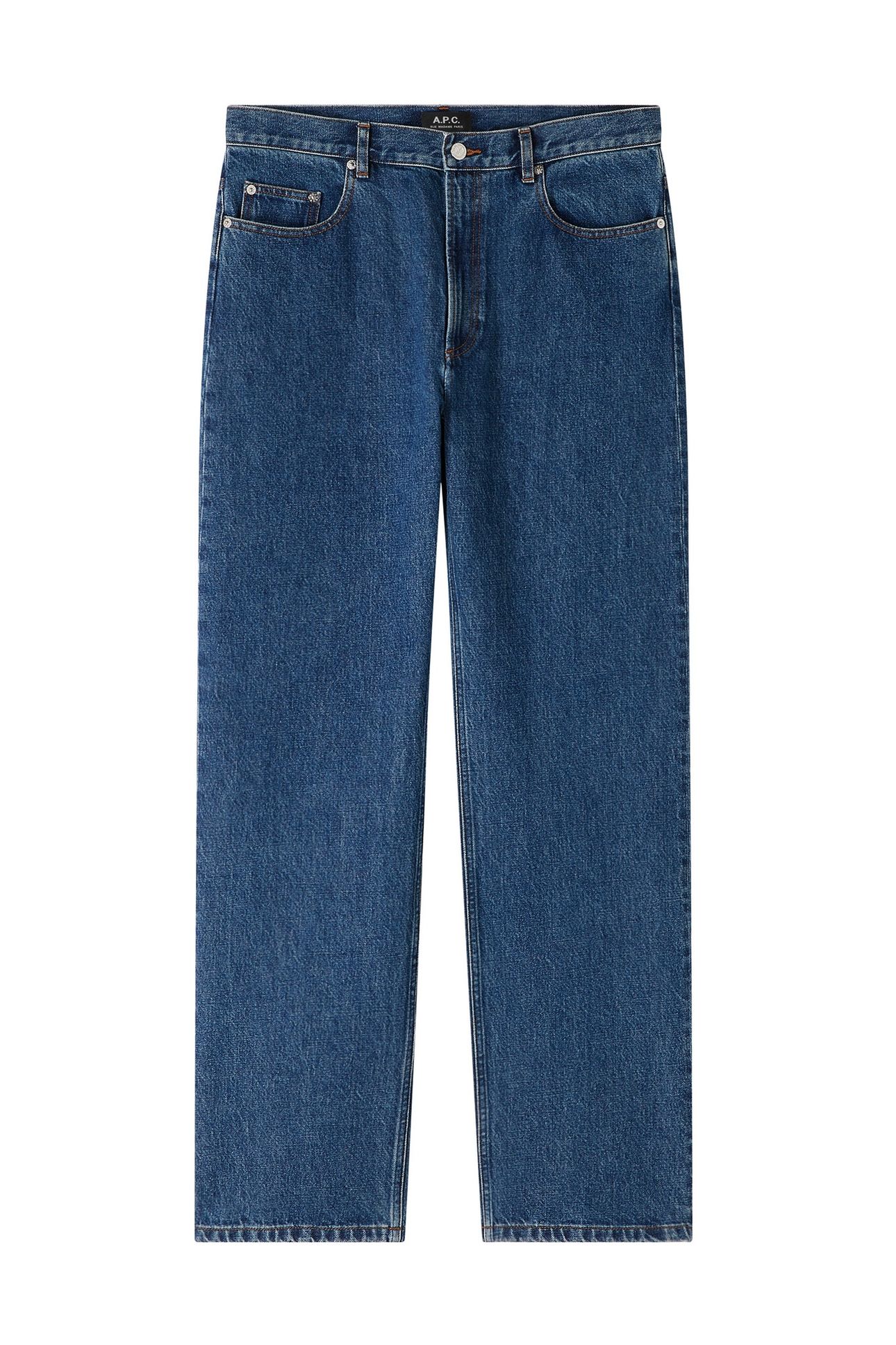 UNISEX RELAXED JEANS WASHED INDIGO 2
