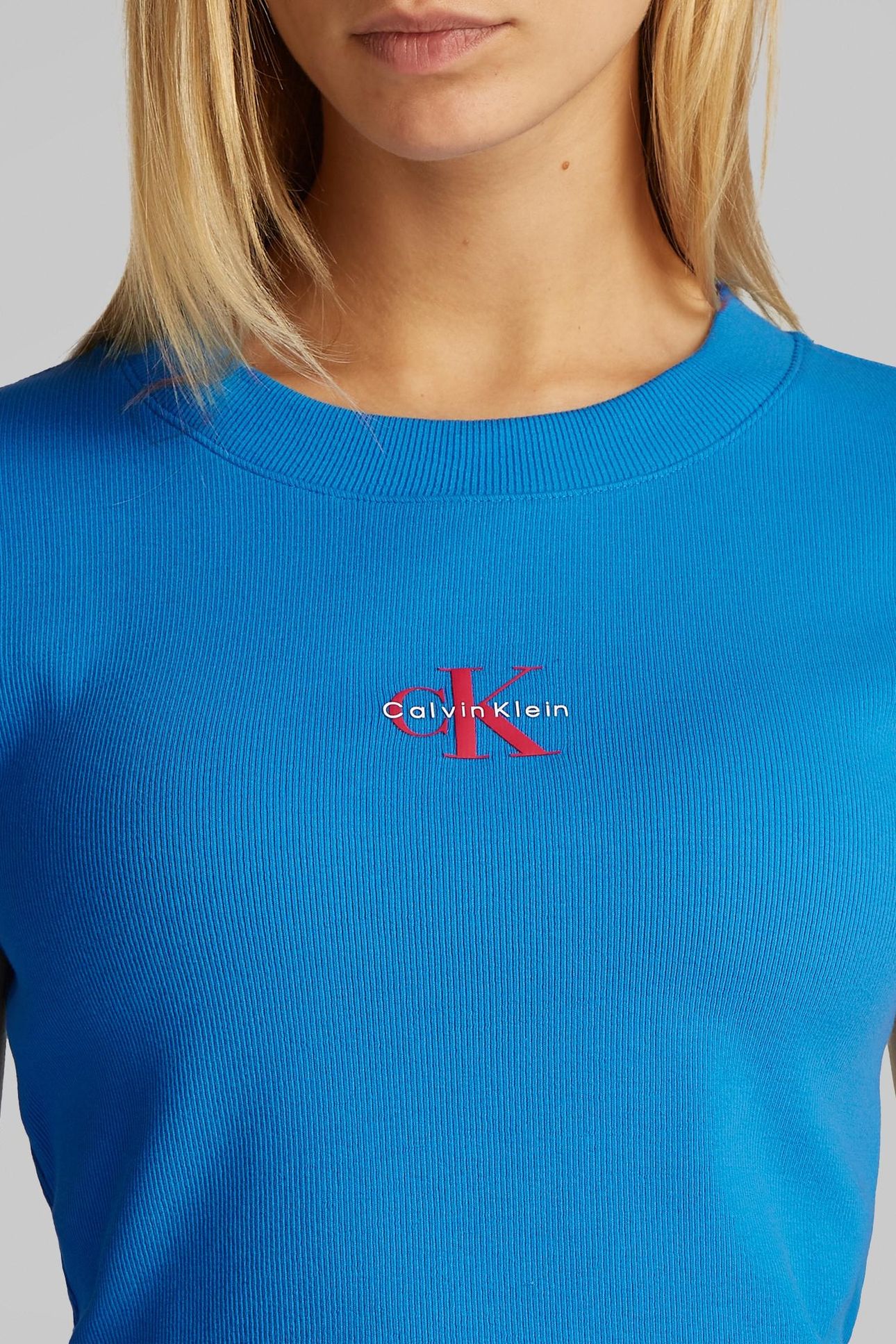MONOGRAM BABY TEE FRENCH BLUE 6