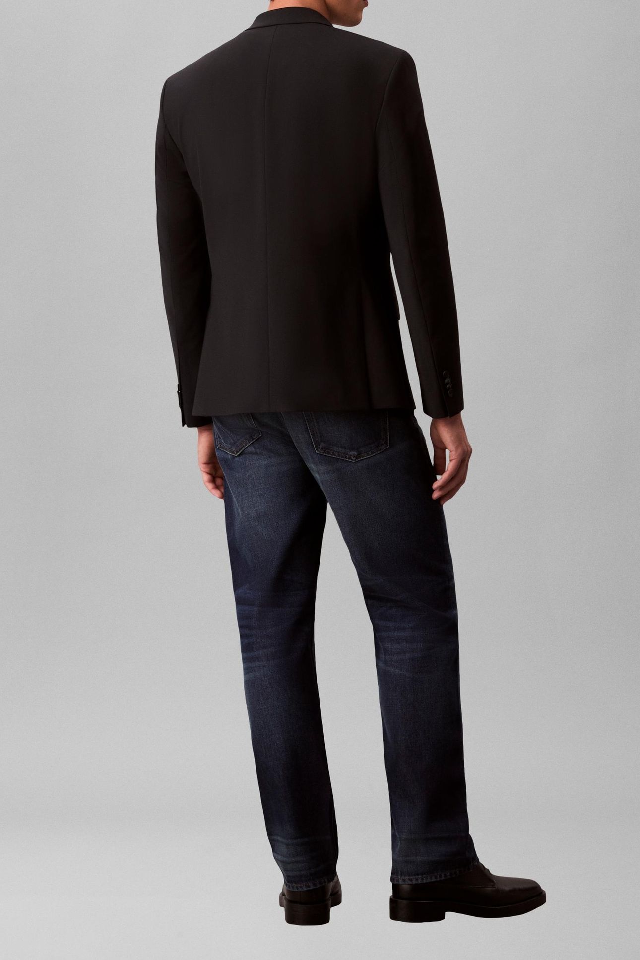 LS TROP WOOL SLIM BLAZER BLACK 2
