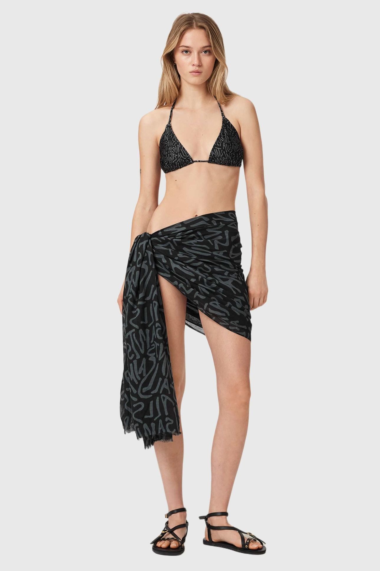SAPH BIKINI TOP SANTAS BLACK/GREY 5