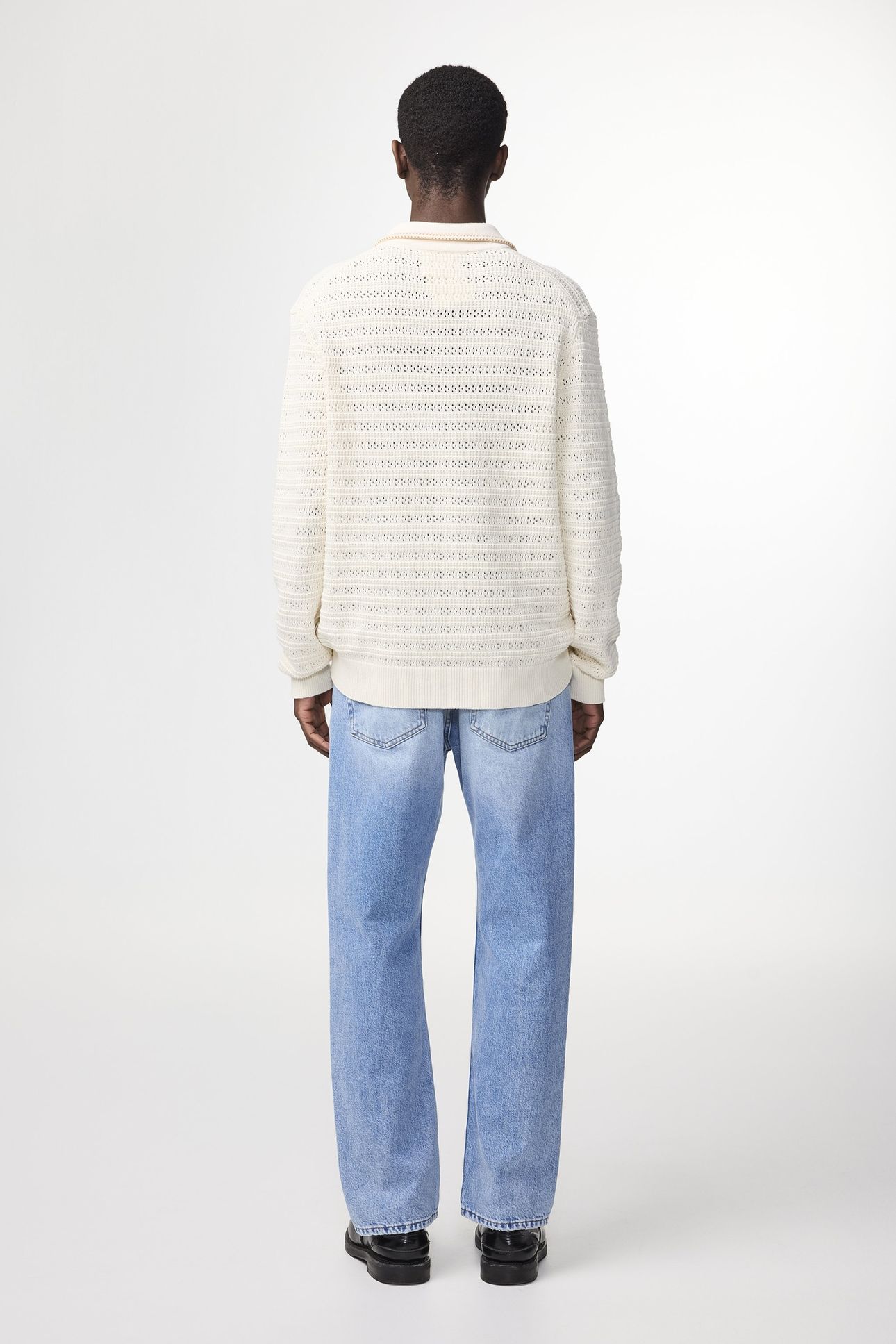 JOSH LS POLO 6636 IVORY 2